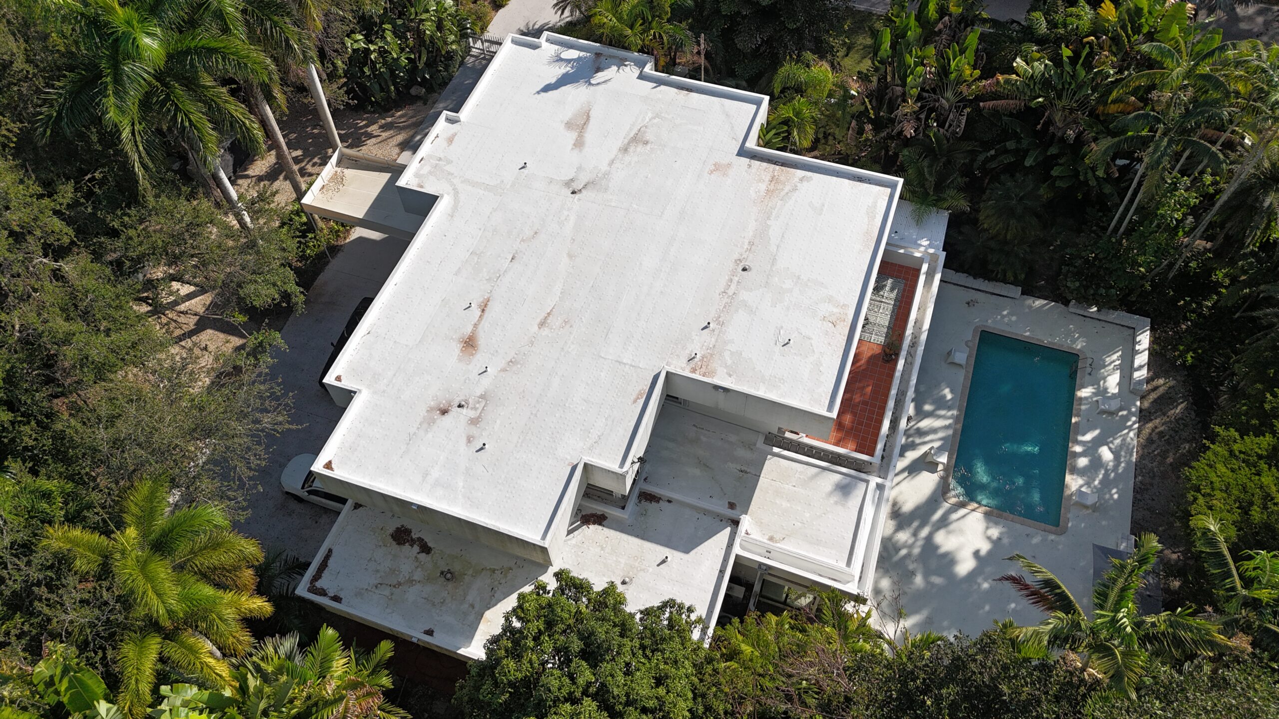 Completed roof project in Pinecrest by Bigfoot Windows & Roofing