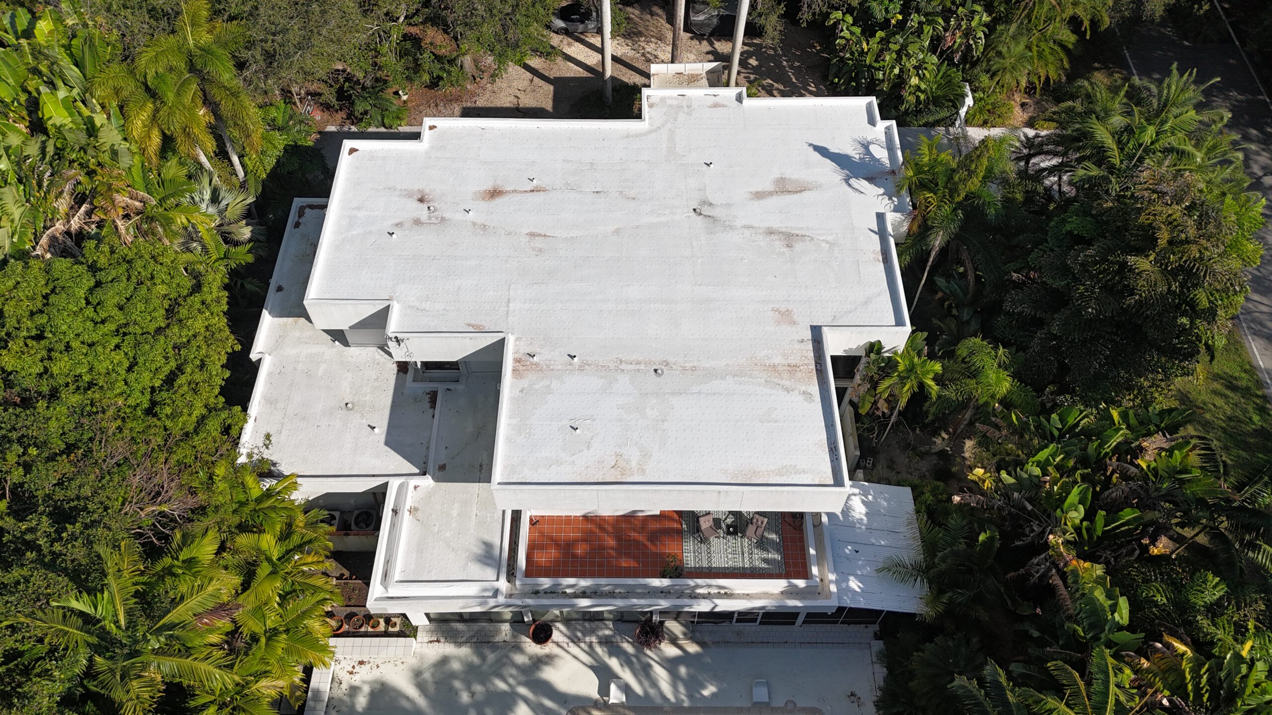 Completed roof project in Pinecrest by Bigfoot Windows & Roofing