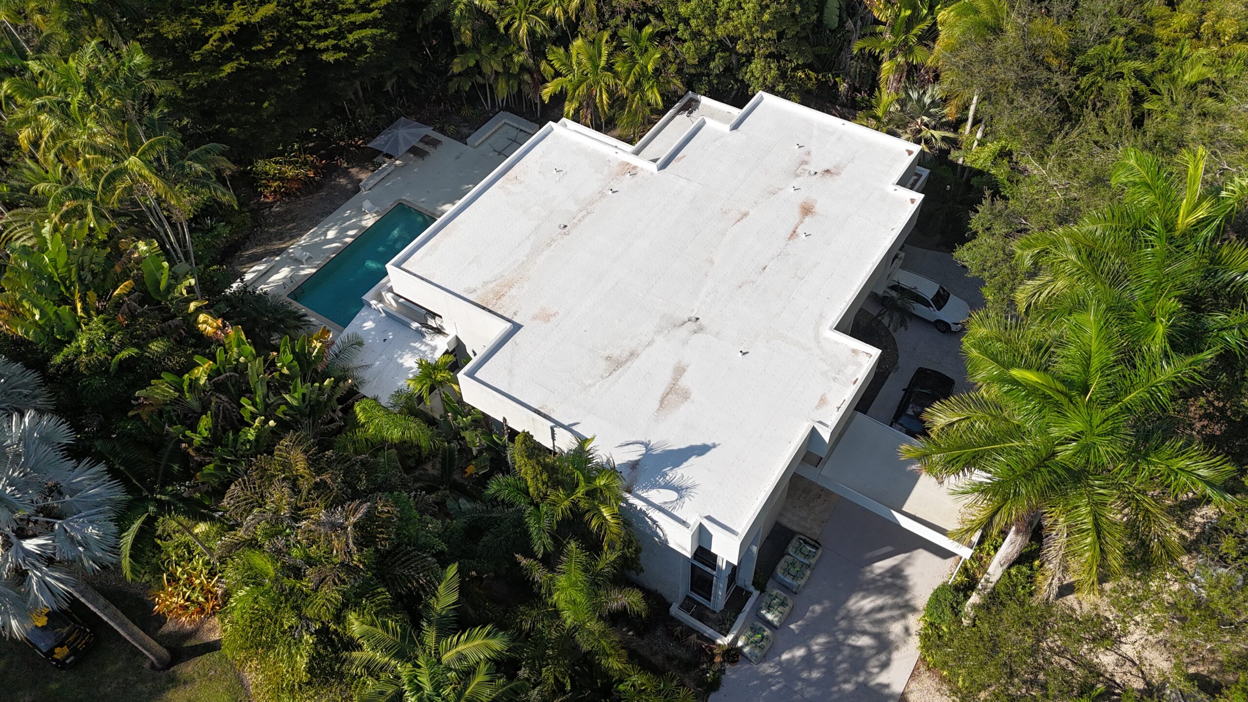 Completed roof project in Pinecrest by Bigfoot Windows & Roofing