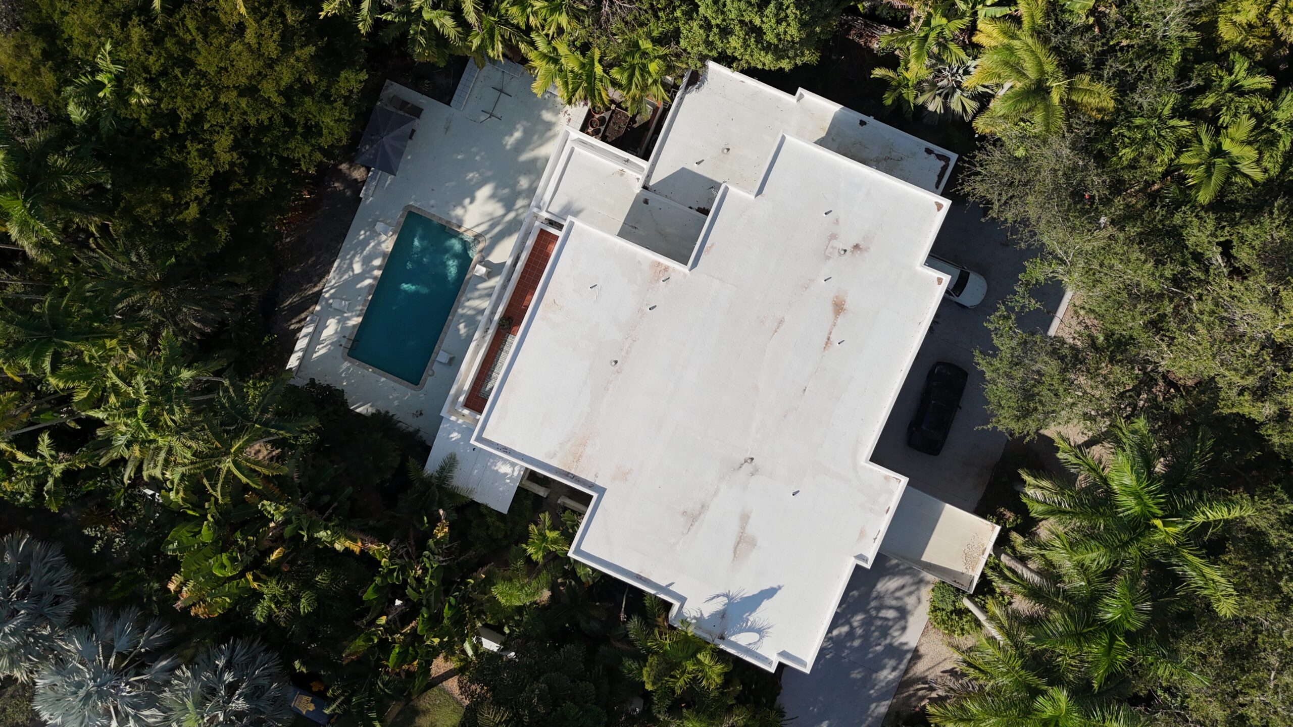 Completed roof project in Pinecrest by Bigfoot Windows & Roofing