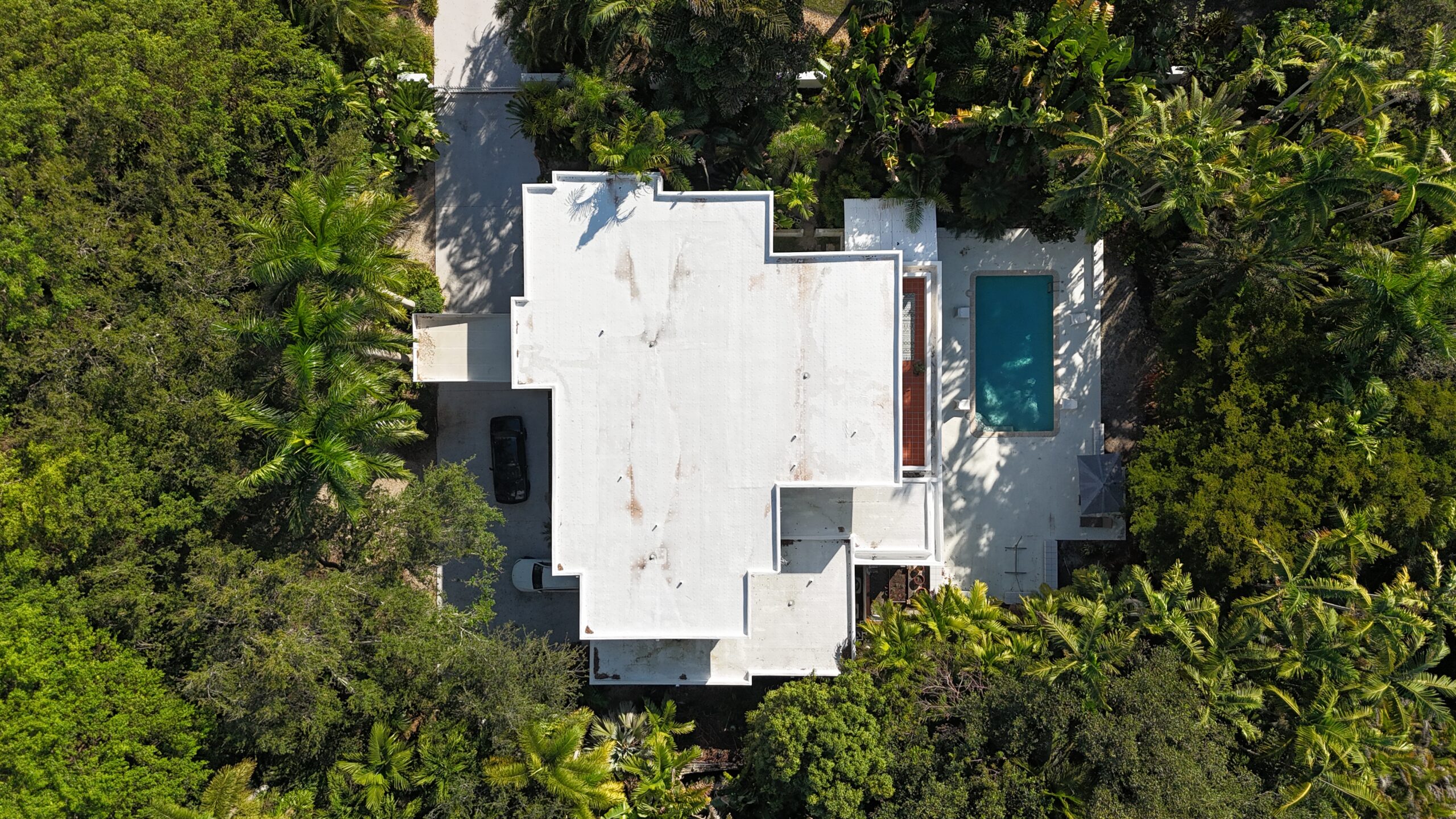 Completed roof project in Pinecrest by Bigfoot Windows & Roofing