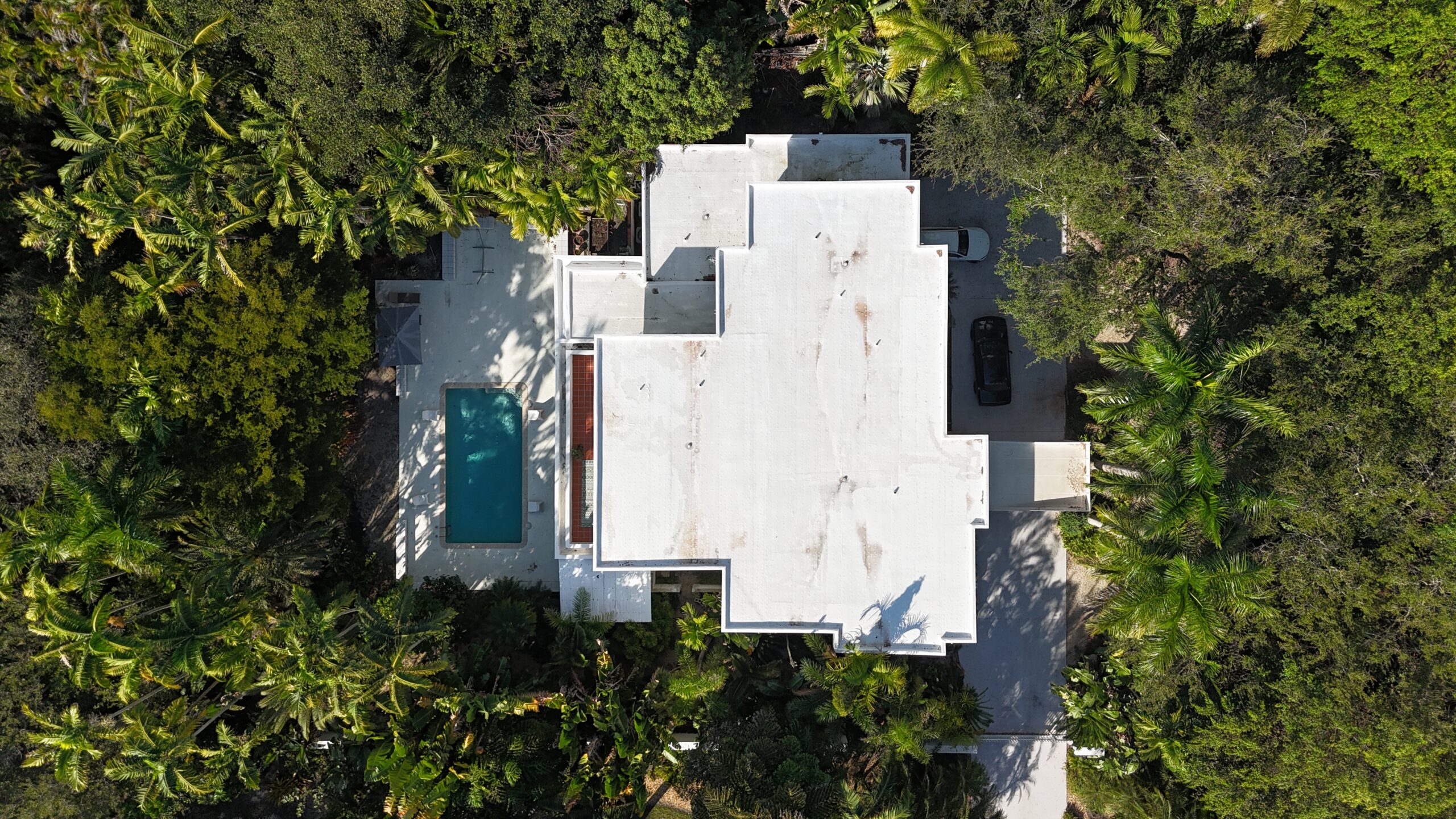 Completed roof project in Pinecrest by Bigfoot Windows & Roofing
