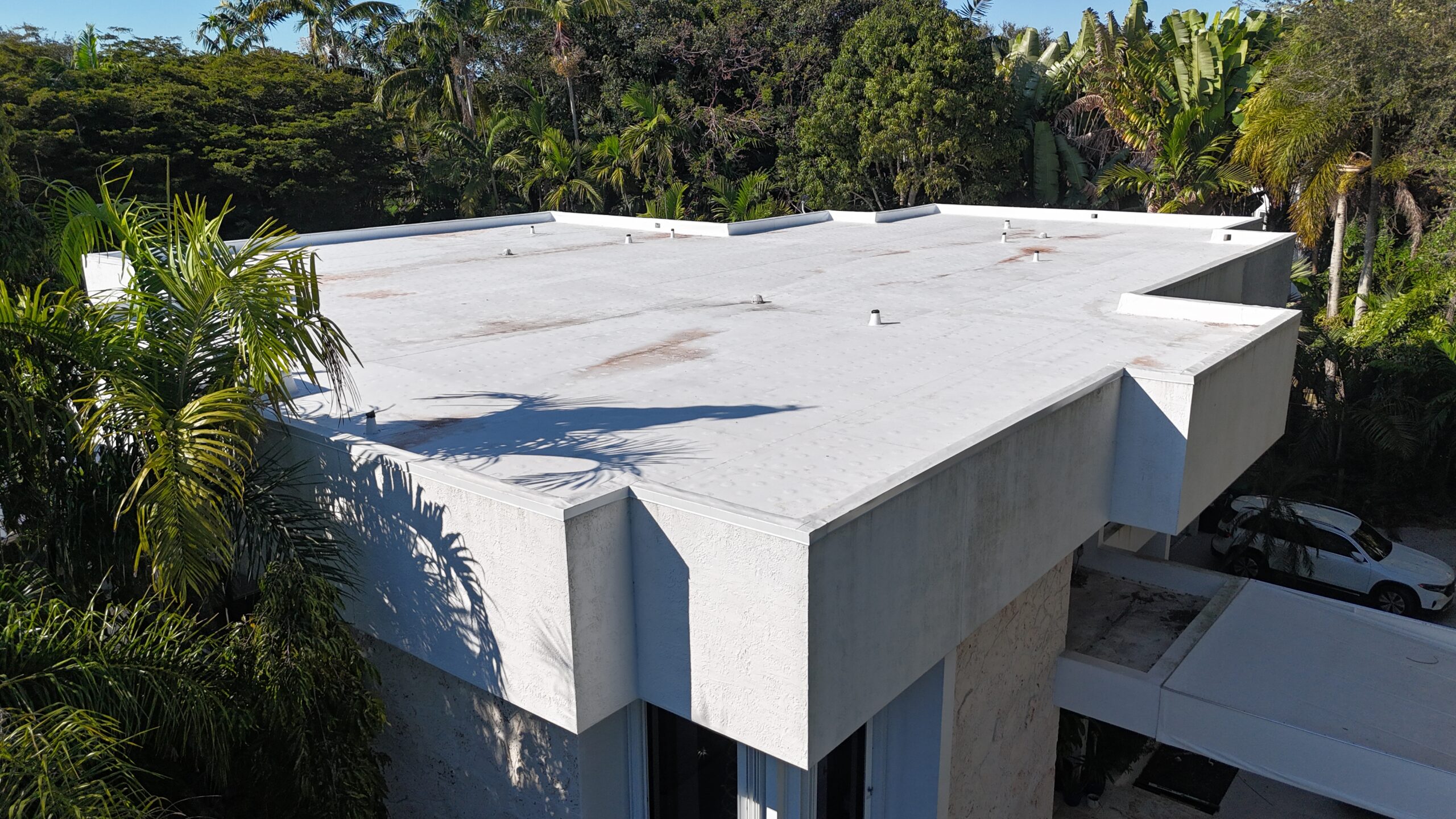 Completed roof project in Pinecrest by Bigfoot Windows & Roofing