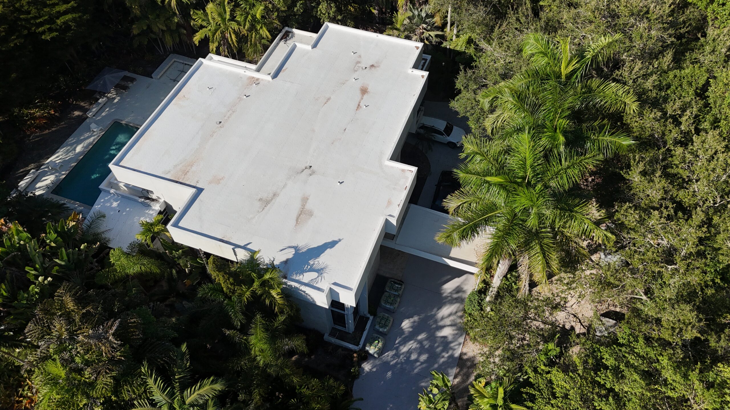 Completed roof project in Pinecrest by Bigfoot Windows & Roofing