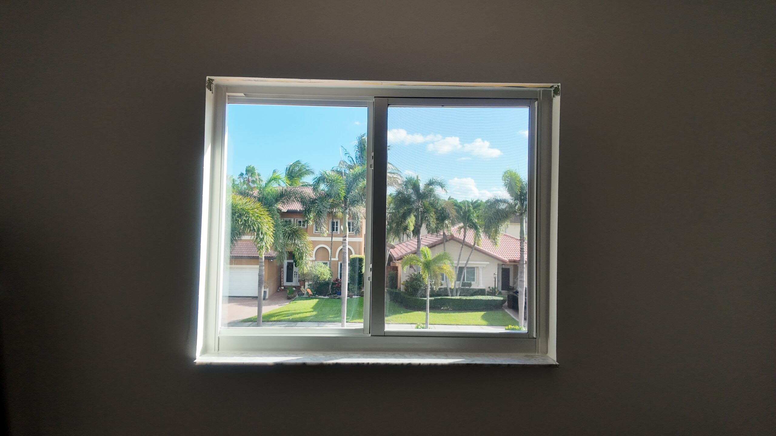 Completed impact window project in Homestead by Bigfoot Windows & Roofing