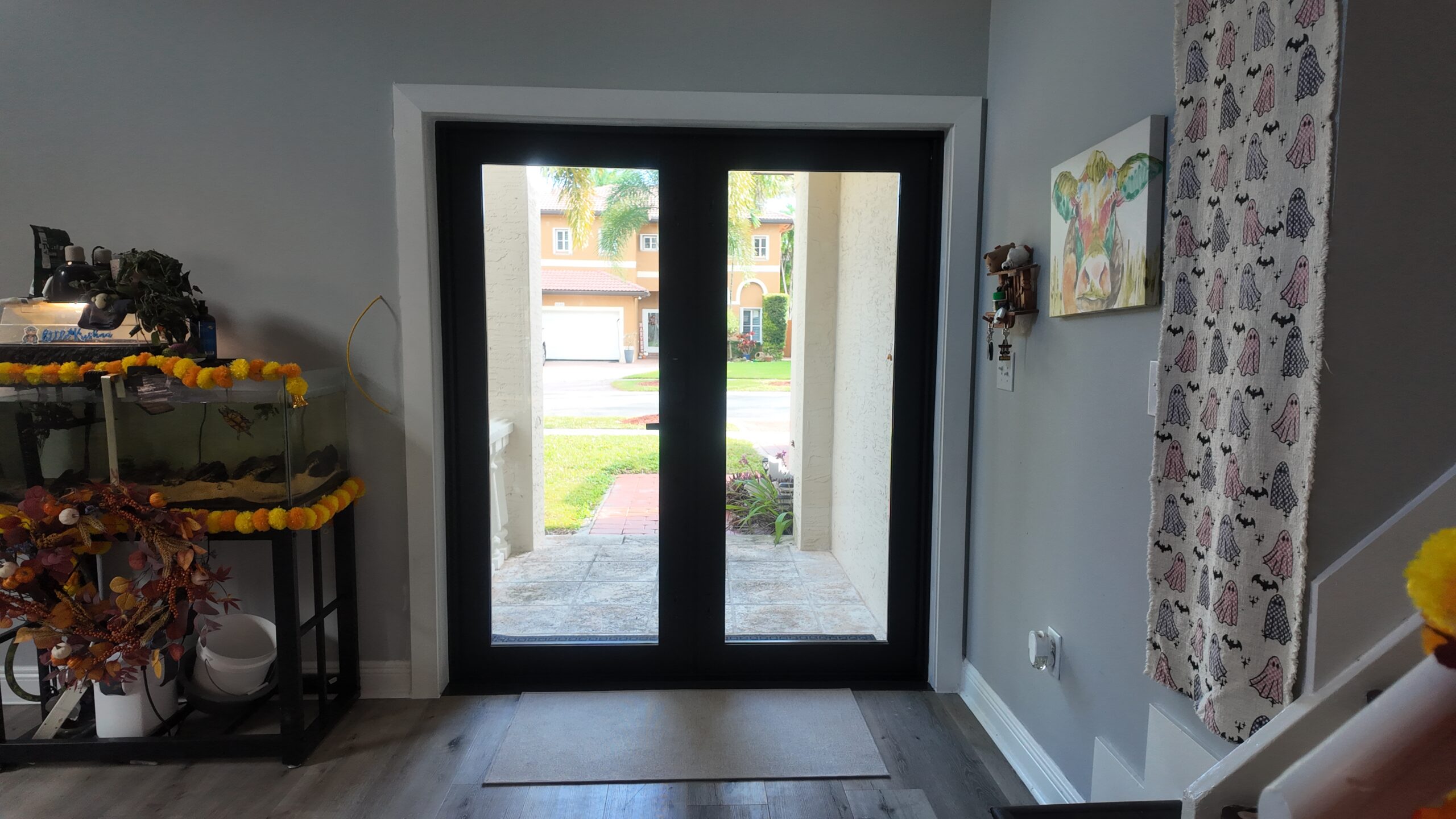 Completed impact window project in Homestead by Bigfoot Windows & Roofing