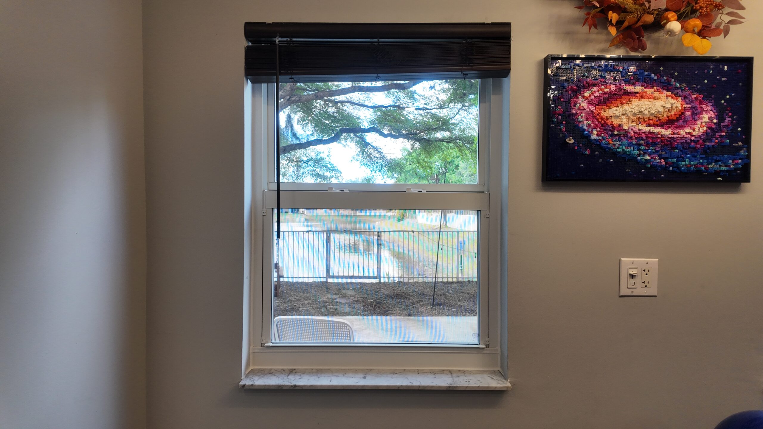 Completed impact window project in Homestead by Bigfoot Windows & Roofing