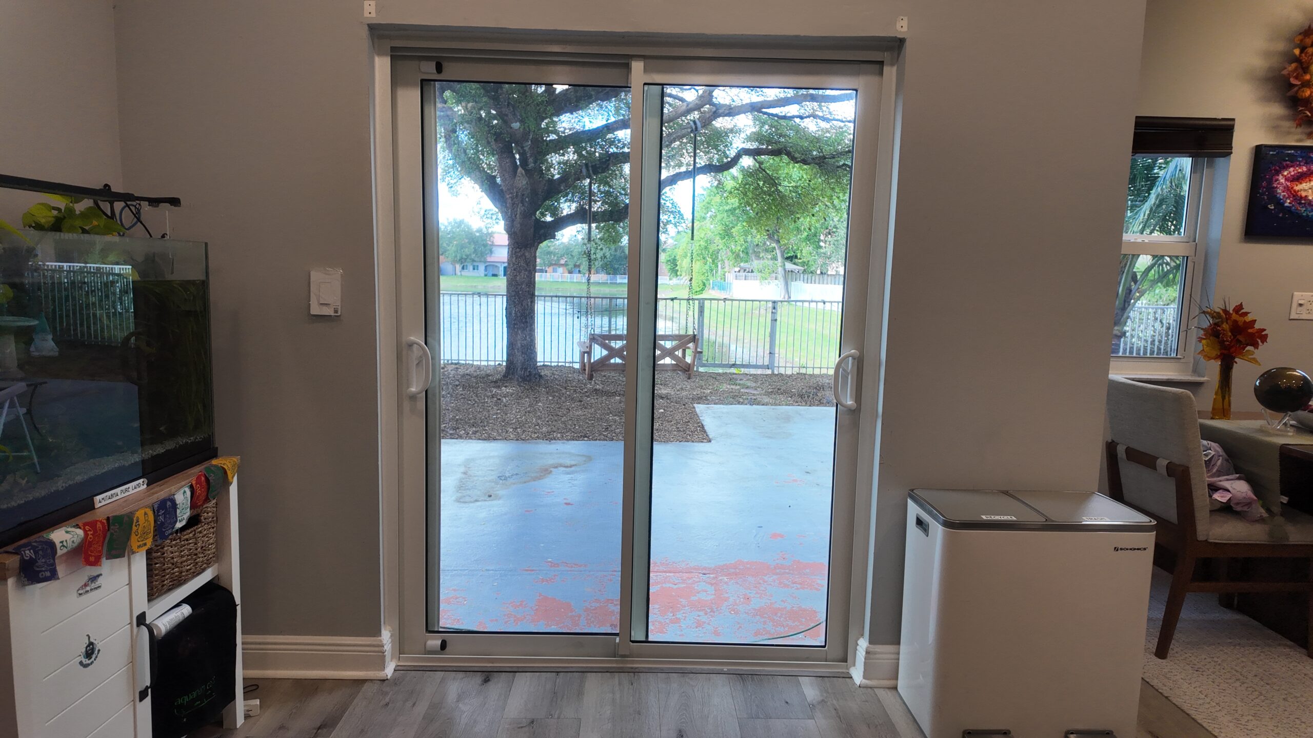 Completed impact window project in Homestead by Bigfoot Windows & Roofing
