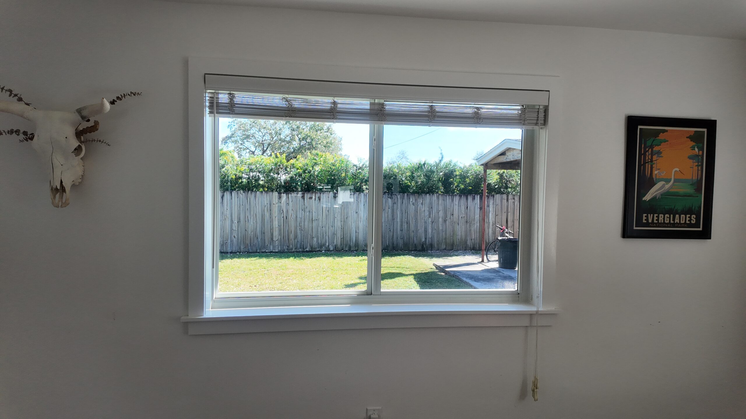 Completed impact window project in Cutler Bay by Bigfoot Windows & Roofing