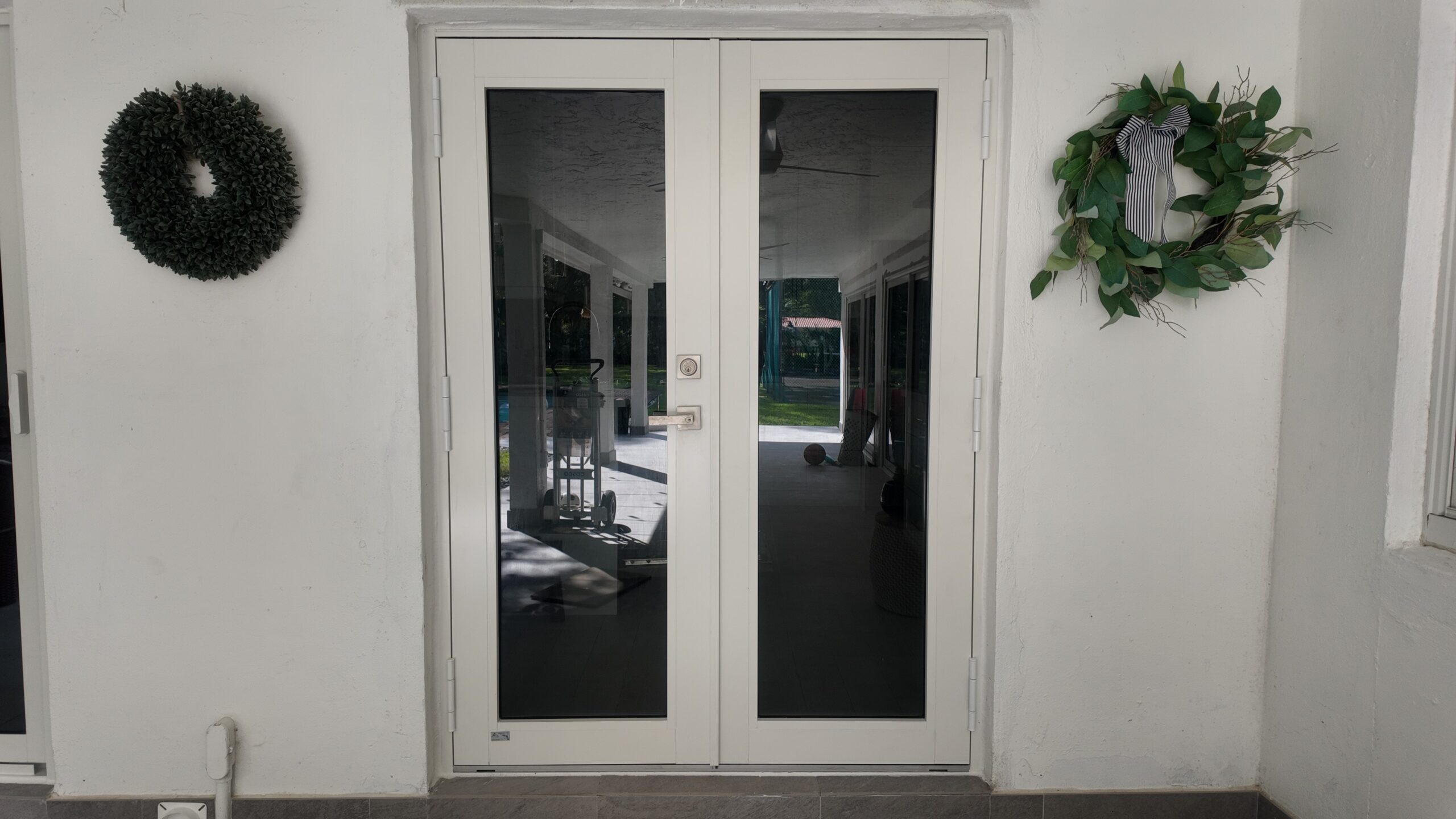 Completed door installation in Miami by Bigfoot Windows & Roofing