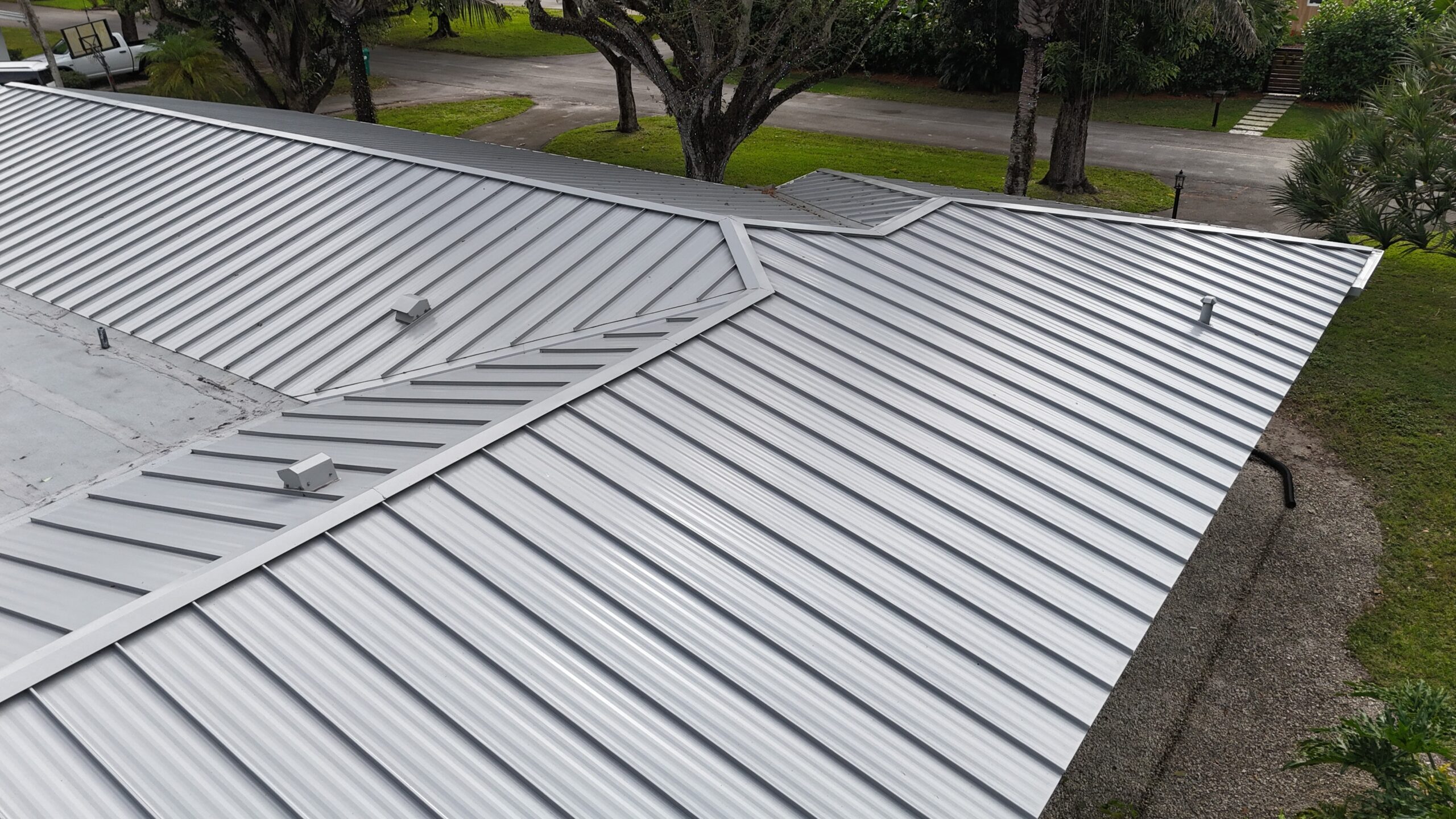 Completed metal roof in Tampa by Bigfoot Windows & Roofing — after