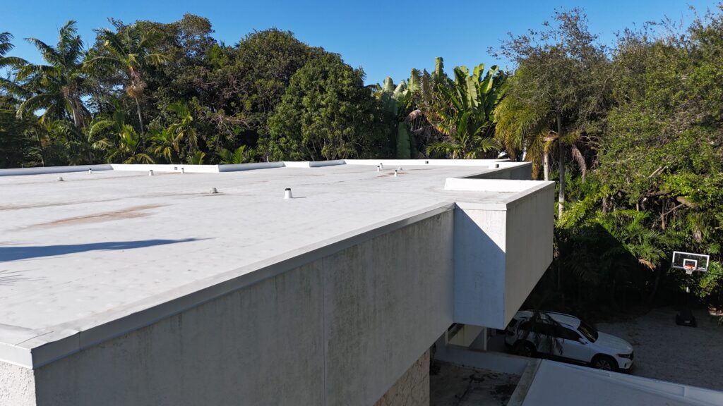 Completed roof project in Pinecrest by Bigfoot Windows & Roofing