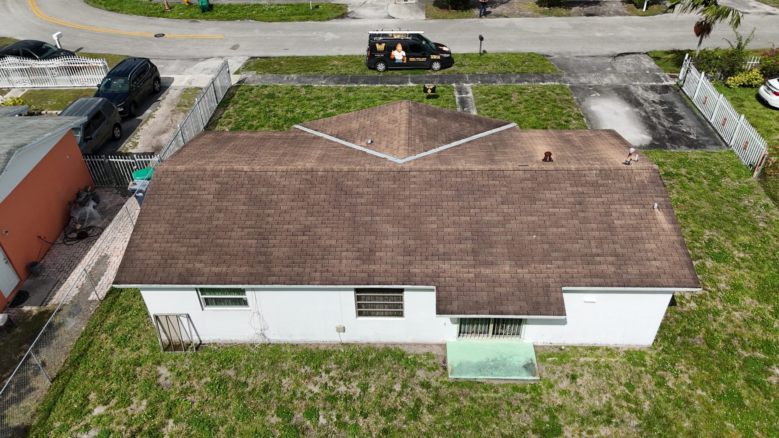 Completed shingle roof in Miami Gardens by Bigfoot Windows & Roofing