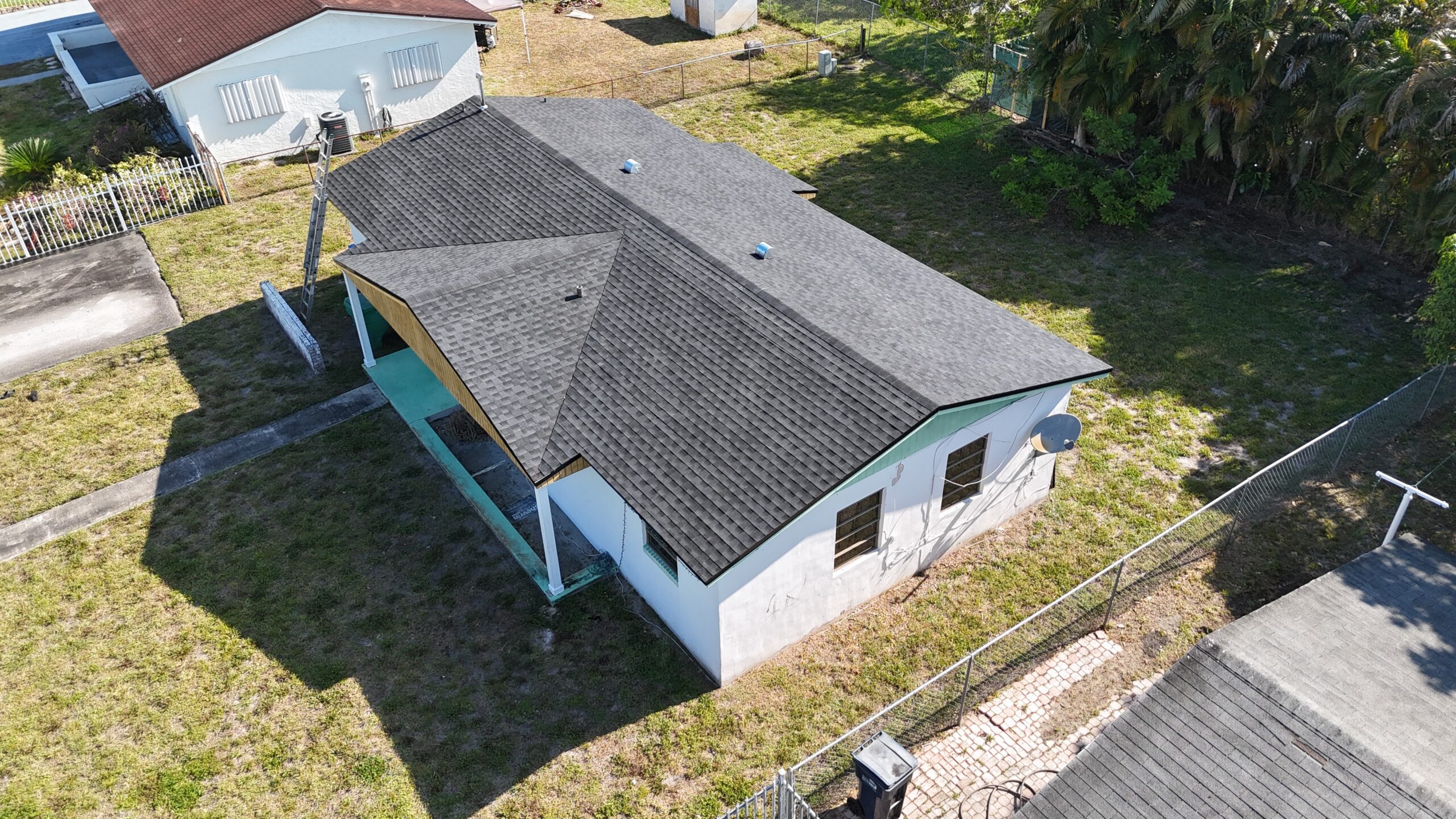 Completed shingle roof in Miami Gardens by Bigfoot Windows & Roofing — after
