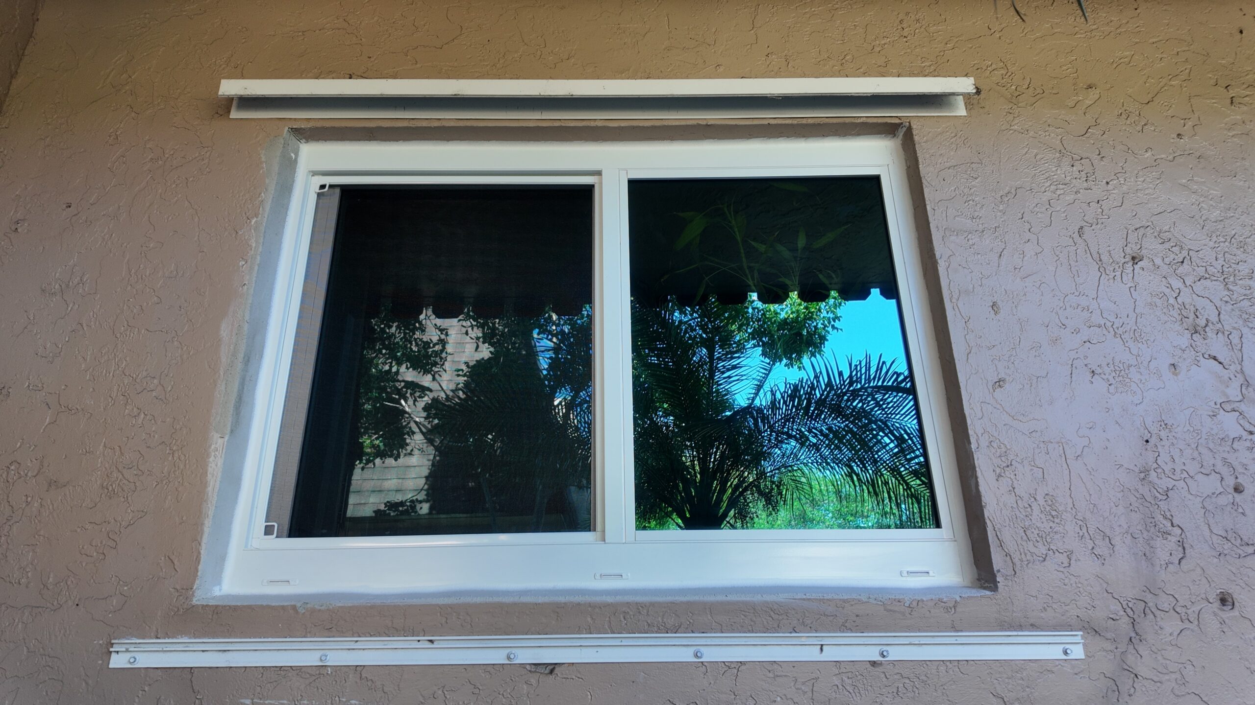 Completed impact window installation in Hollywood by Bigfoot Windows & Roofing — after