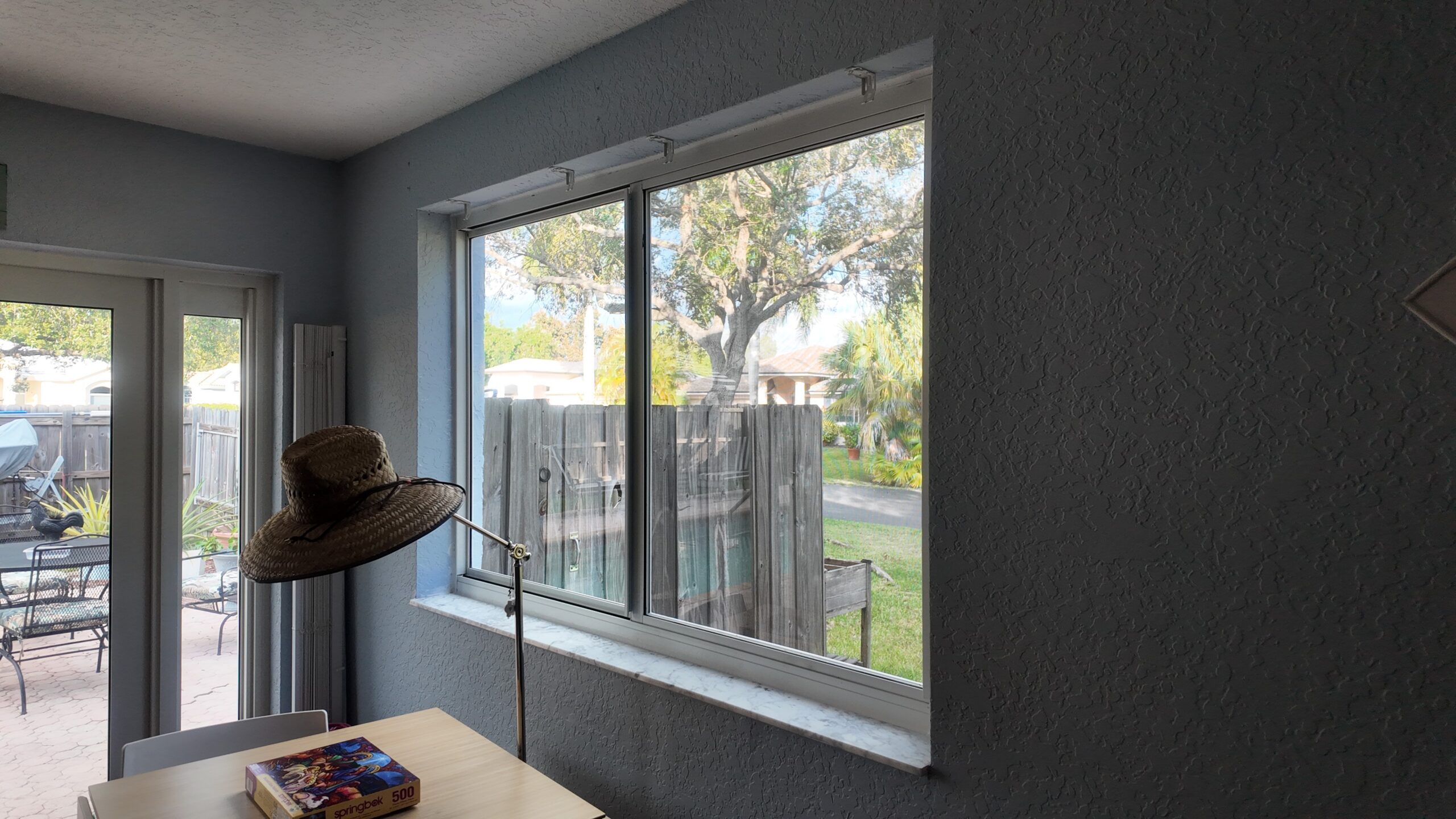 Completed impact window installation in Cutler Bay by Bigfoot Windows & Roofing — after