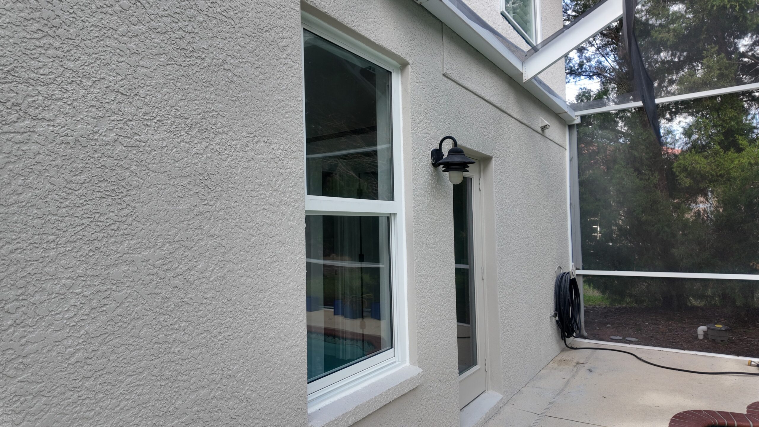 Completed impact window installation in Tampa by Bigfoot Windows & Roofing — after