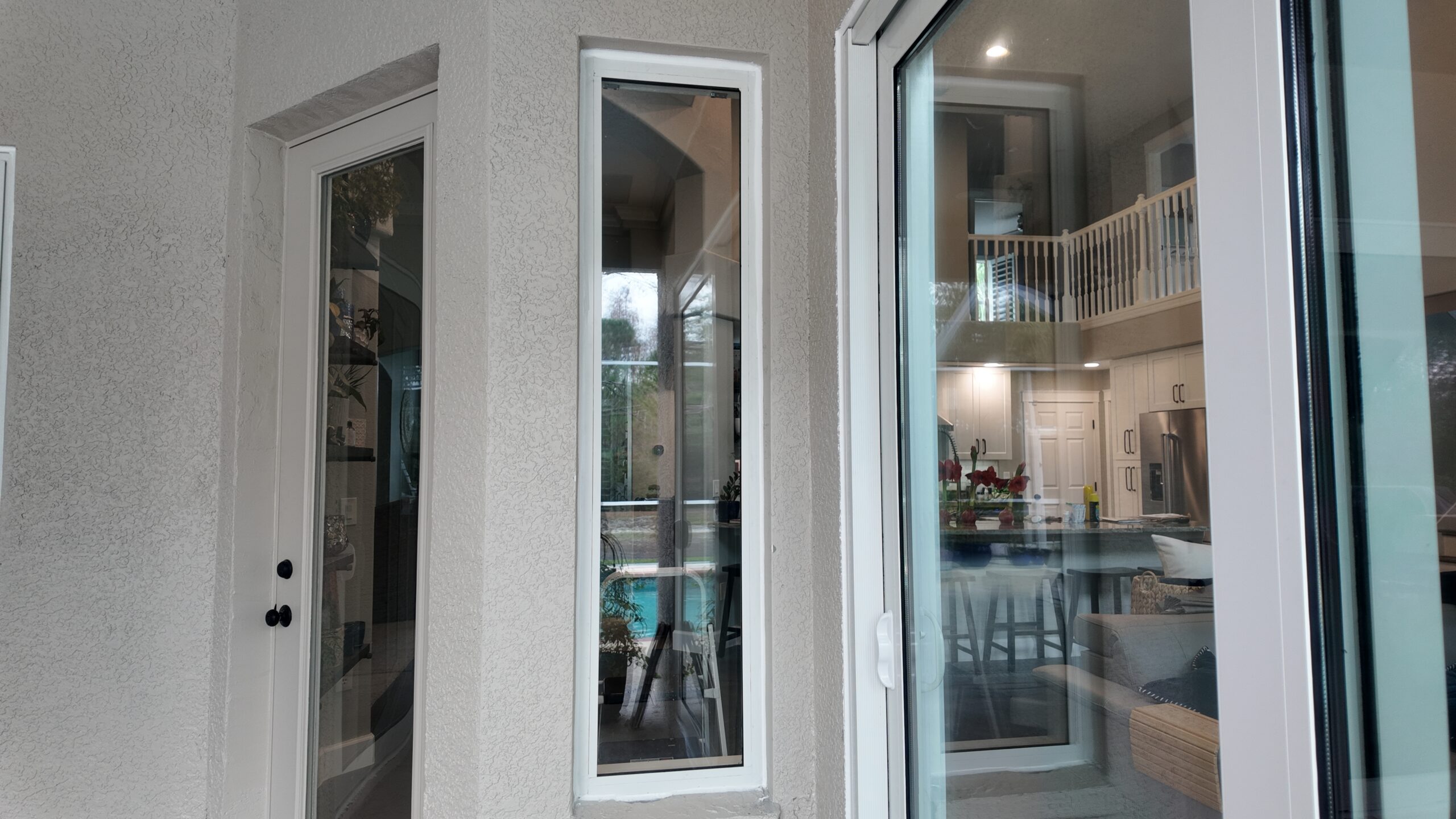 Completed impact window installation in Tampa by Bigfoot Windows & Roofing
