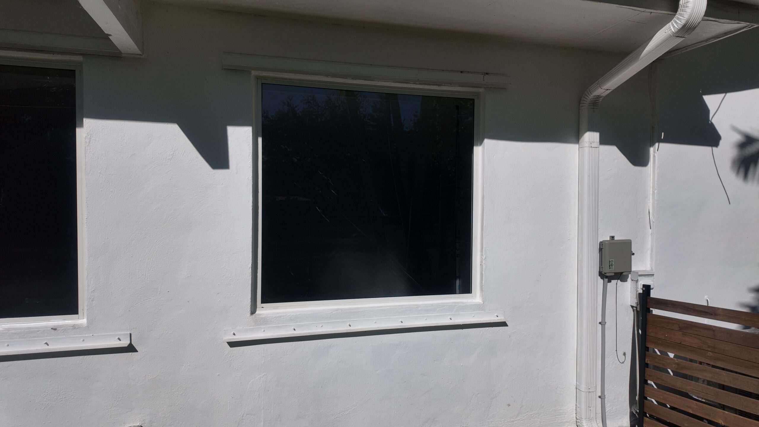 Completed impact window installation in Miami by Bigfoot Windows & Roofing
