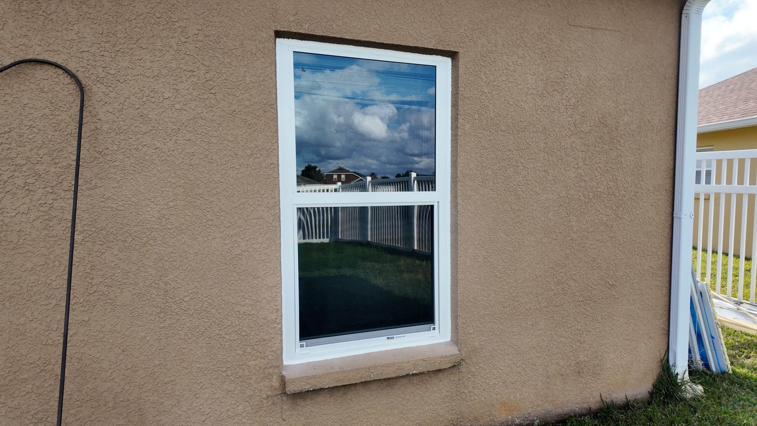Completed impact window installation in Orlando by Bigfoot Windows & Roofing — after