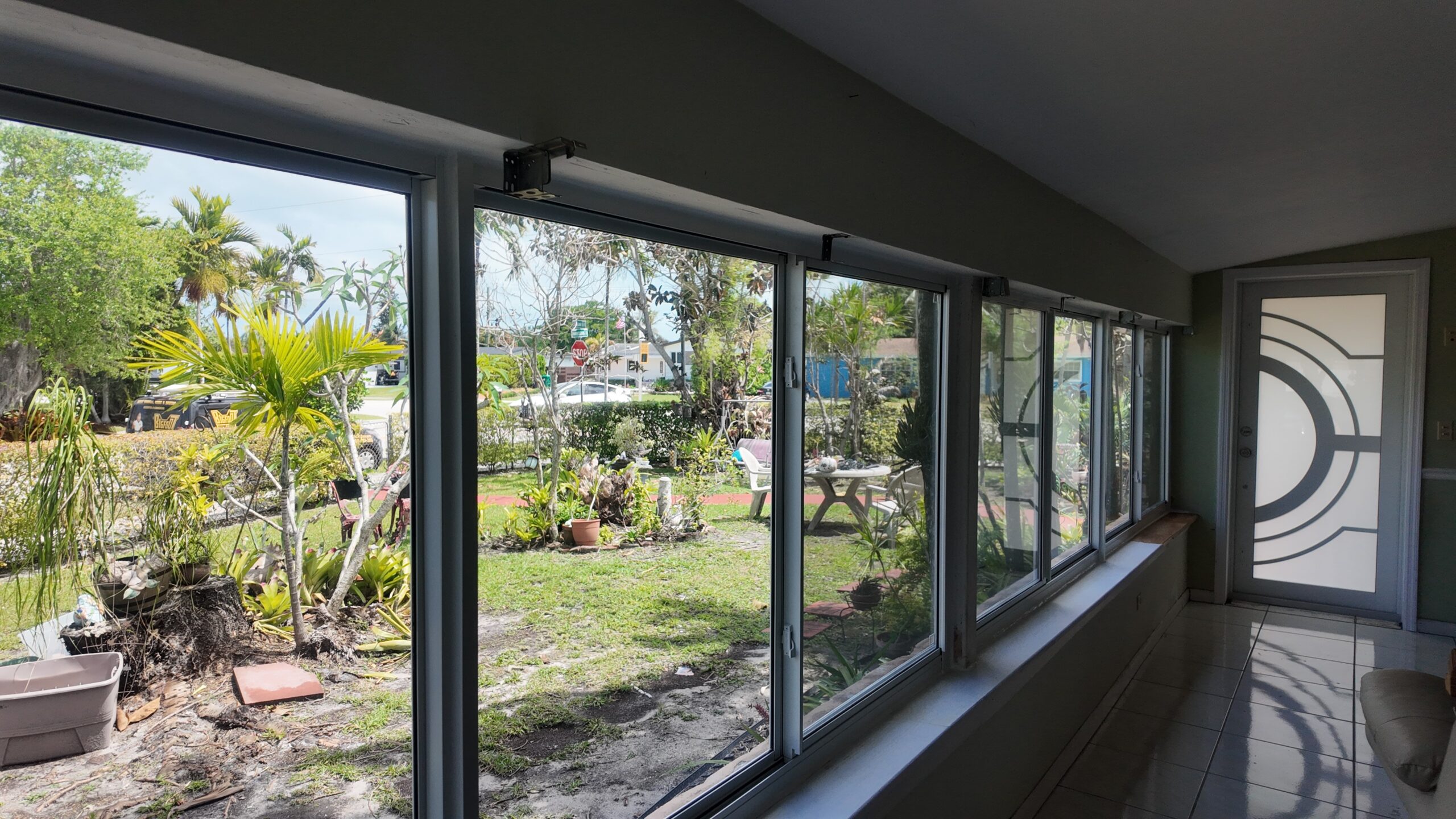Completed impact window installation in Cutler Bay by Bigfoot Windows & Roofing — after