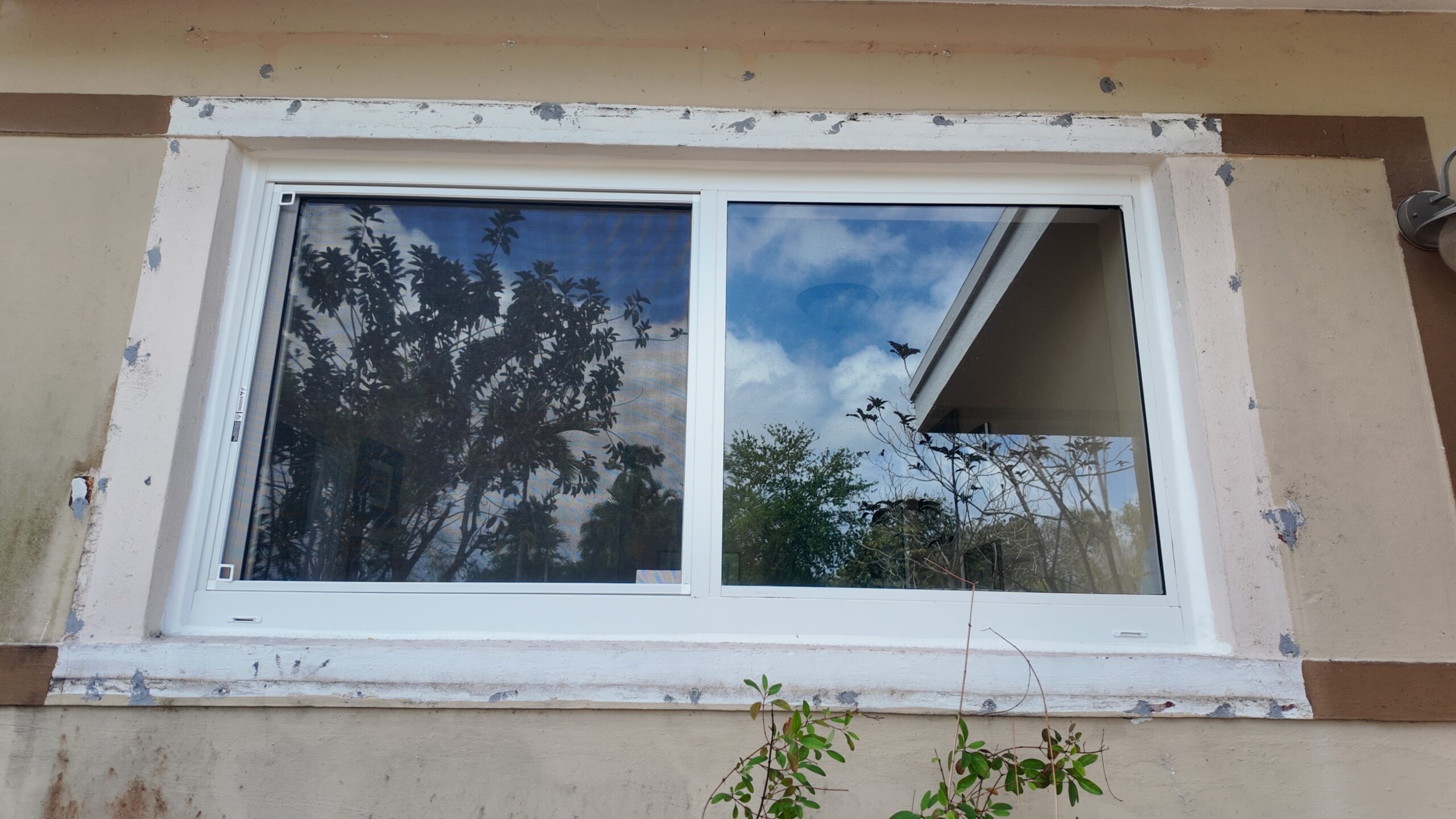 Completed impact window installation in Cutler Bay by Bigfoot Windows & Roofing — view 2