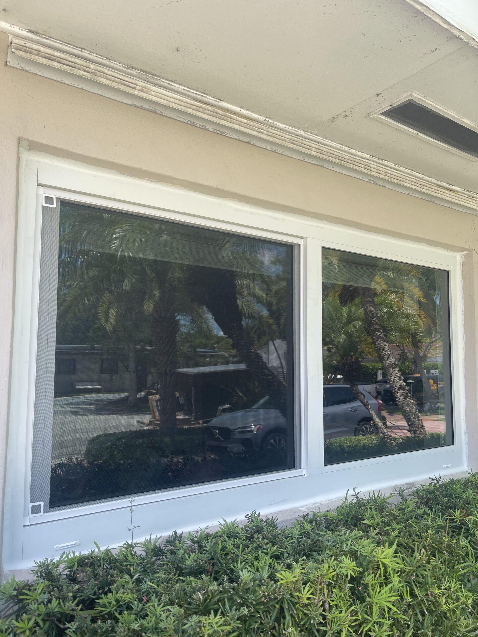 Completed impact window installation in Miami Dade by Bigfoot Windows & Roofing — unknown