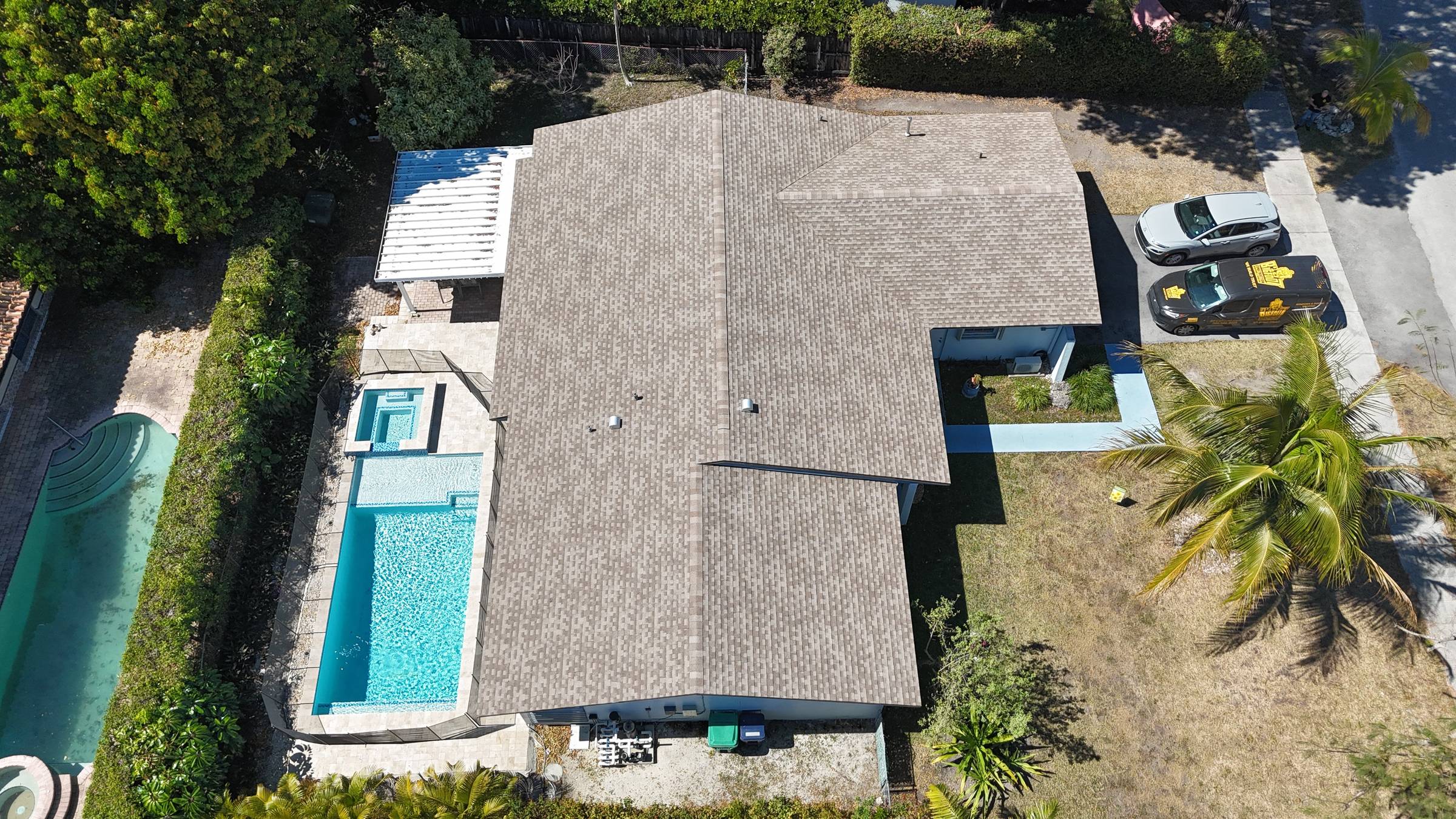 Completed roof project in Miami by Bigfoot Windows & Roofing