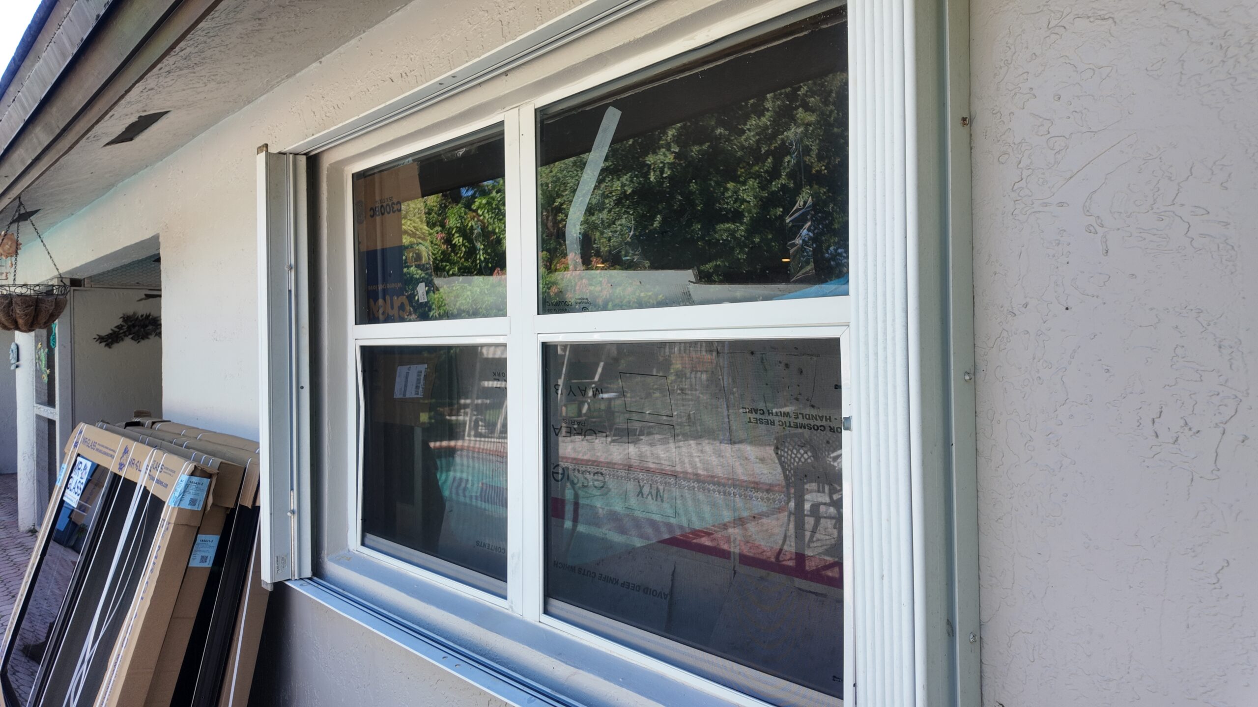 Before view 5 of the window and door replacement project