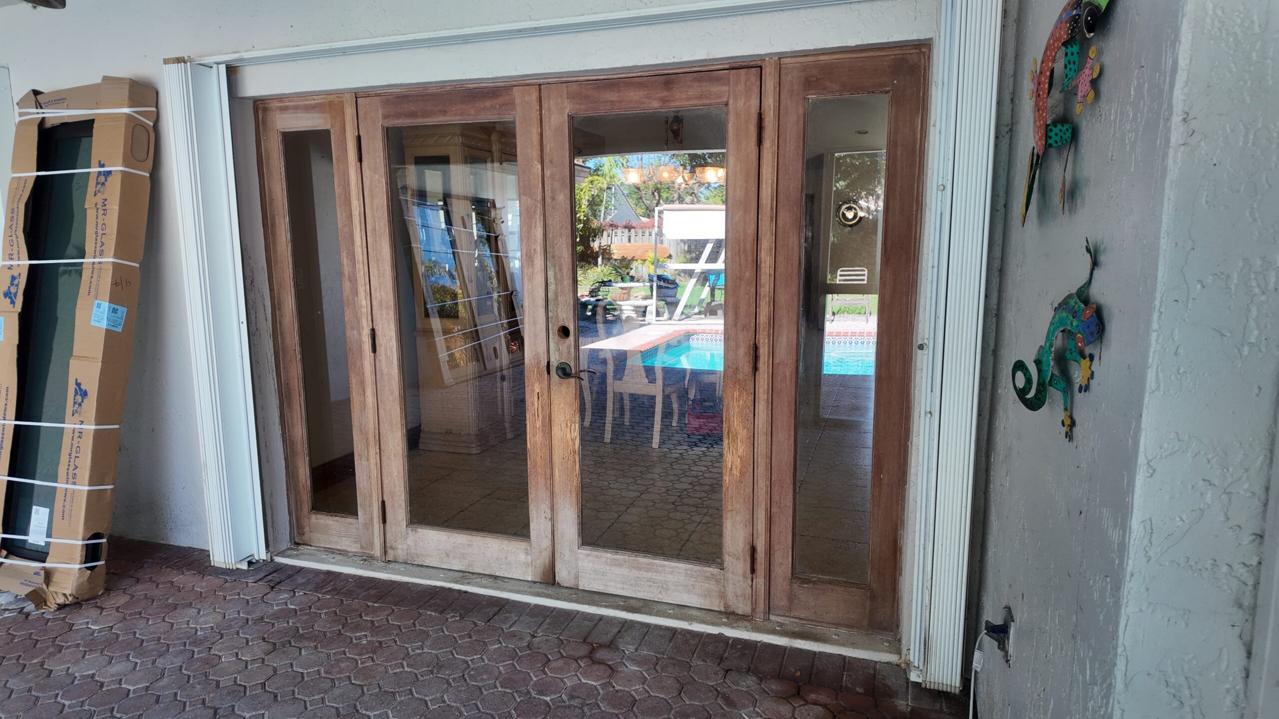 Before view 2 of the window and door replacement project
