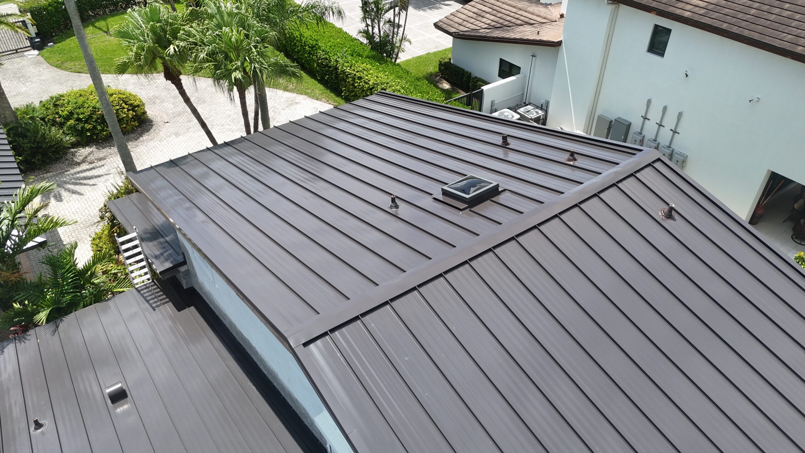 Additional view of the metal roof in Kendall