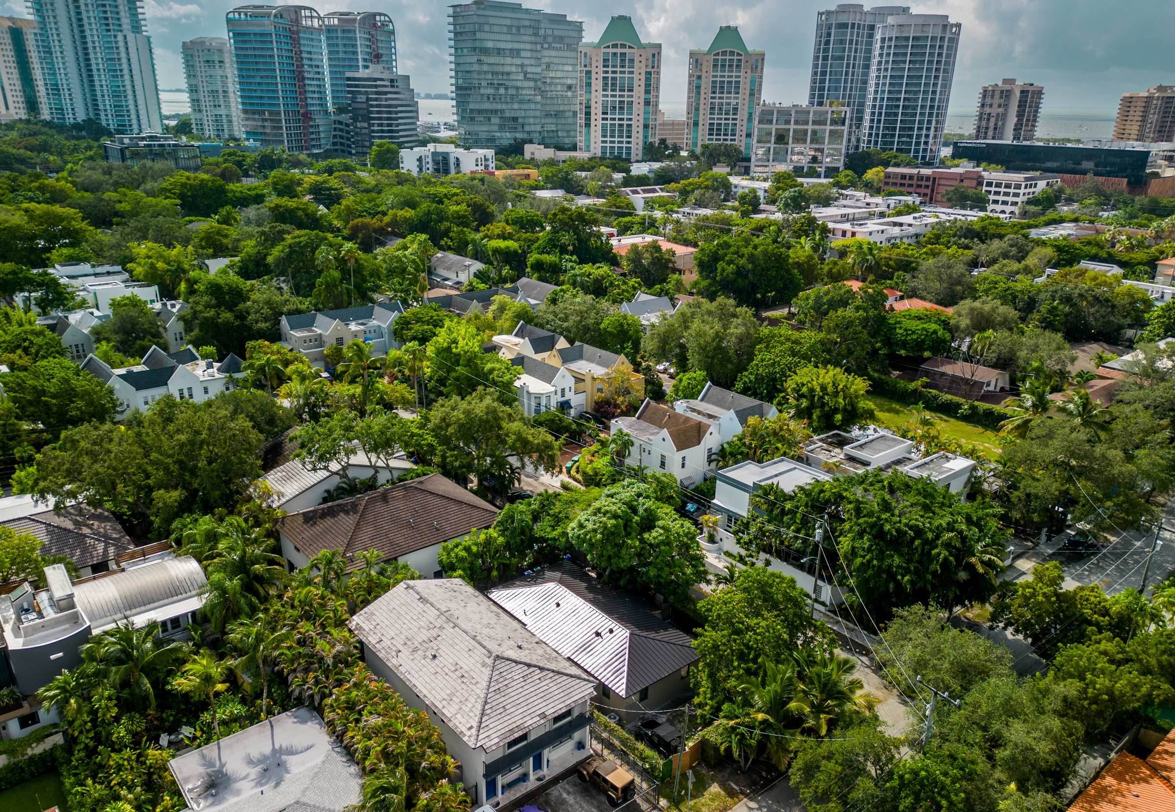 Aerial view of completed roof by Bigfoot Windows & Roofing — view 3