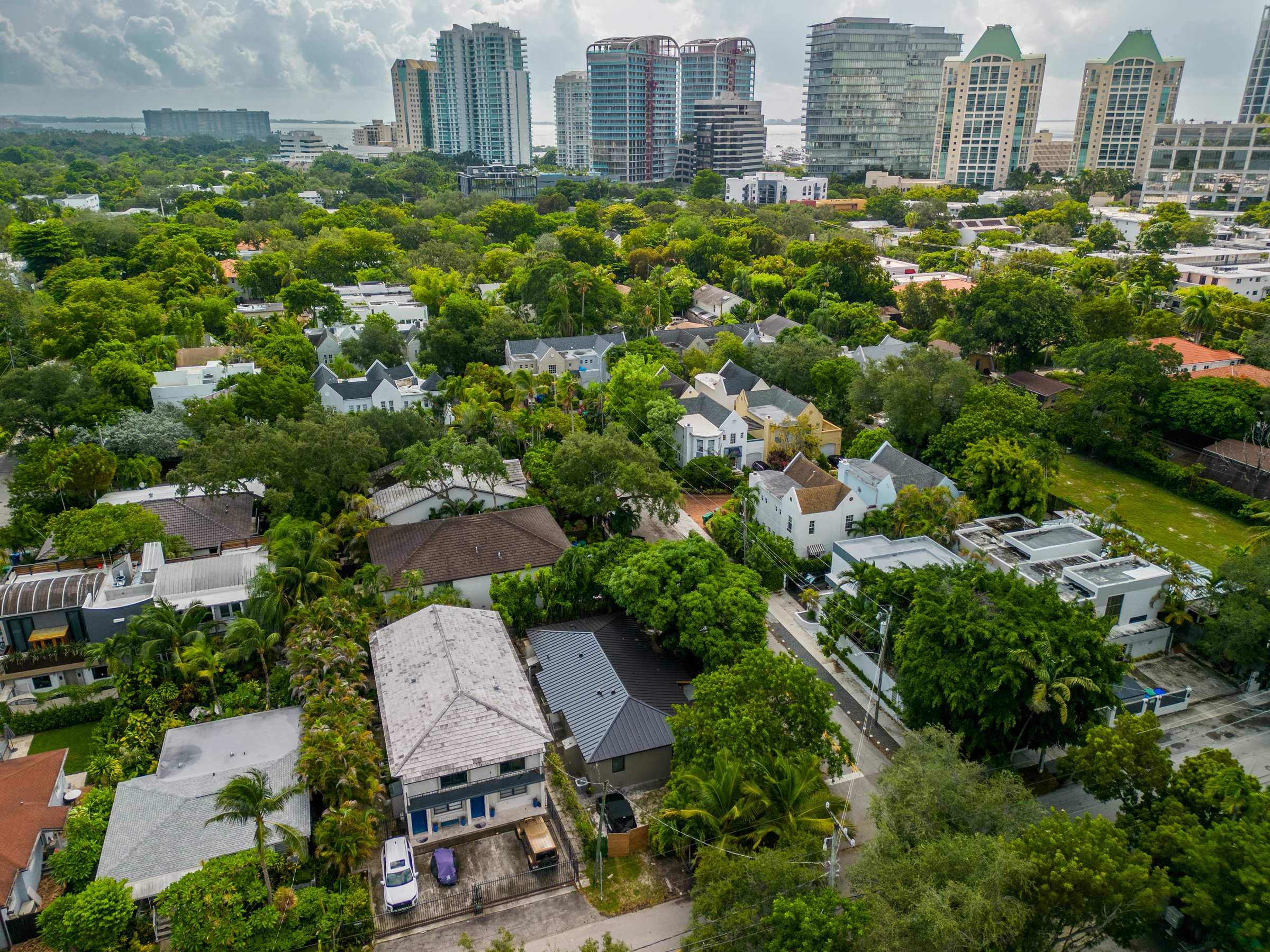 Aerial view of completed roof by Bigfoot Windows & Roofing — view 2