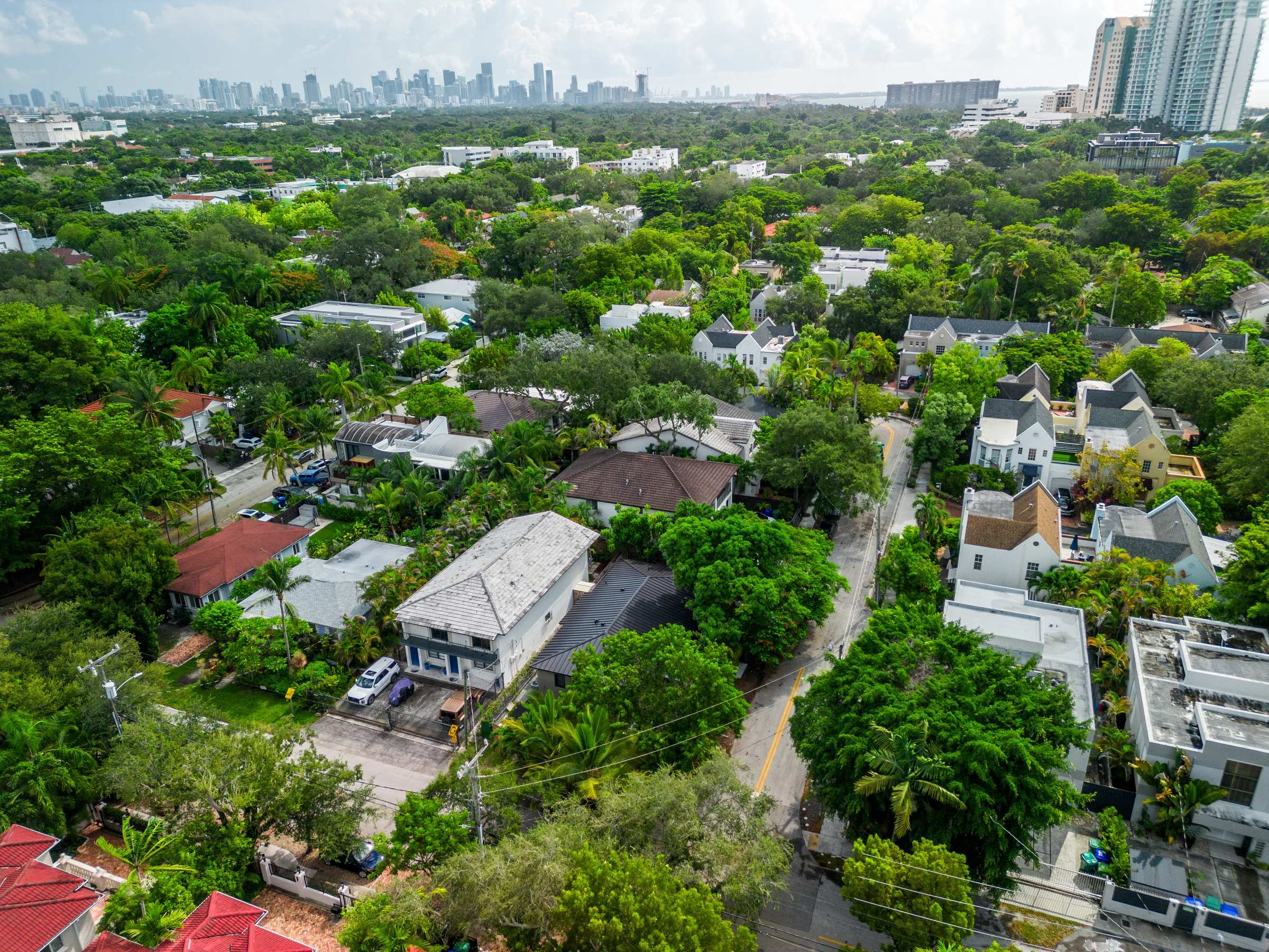 Aerial view of completed roof by Bigfoot Windows & Roofing — view 3