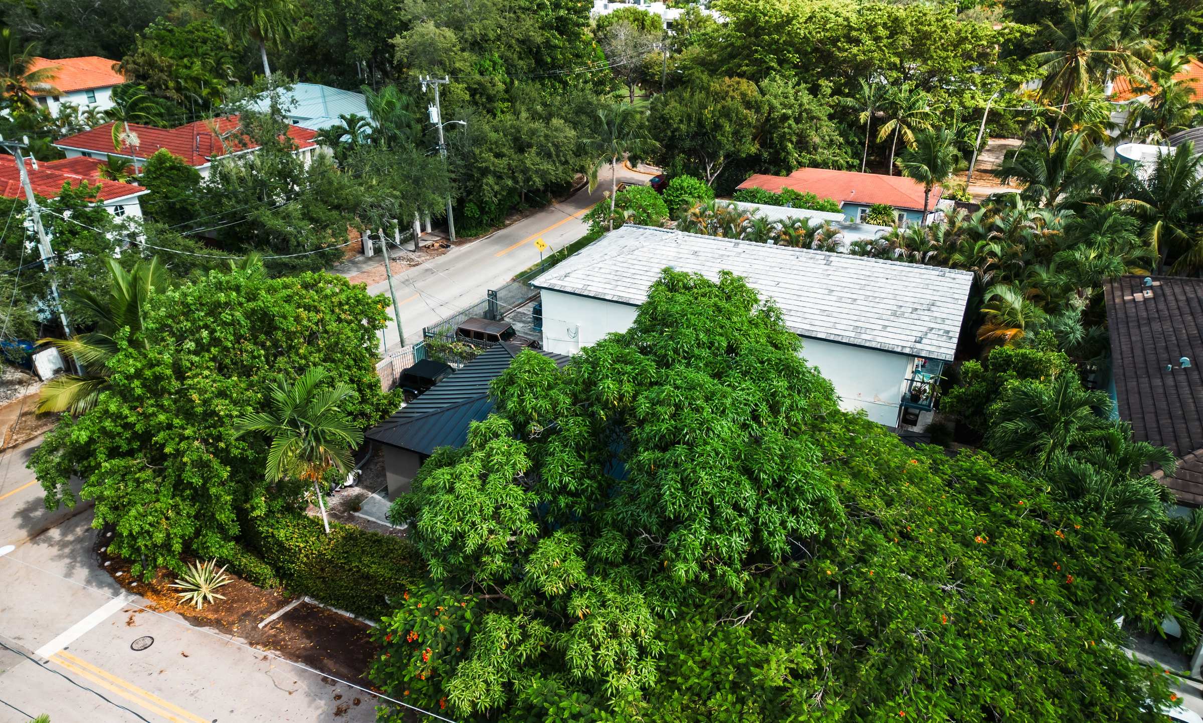 Aerial view of completed roof by Bigfoot Windows & Roofing — view 2