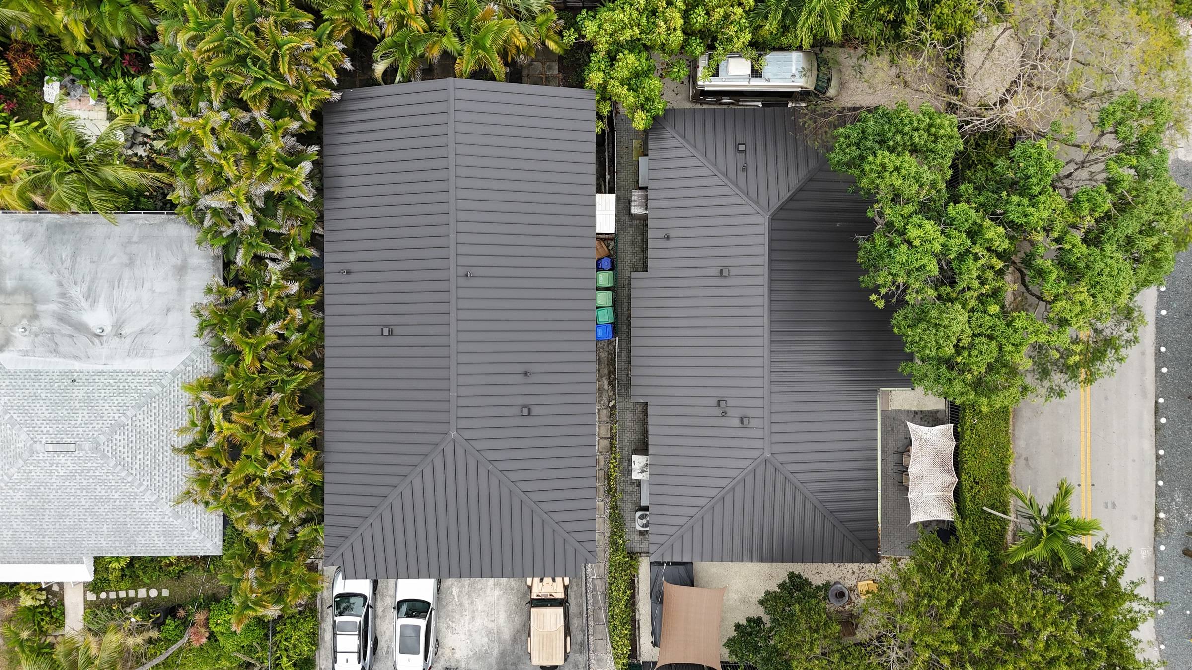 Completed metal roof in Miami by Bigfoot Windows & Roofing — view 2