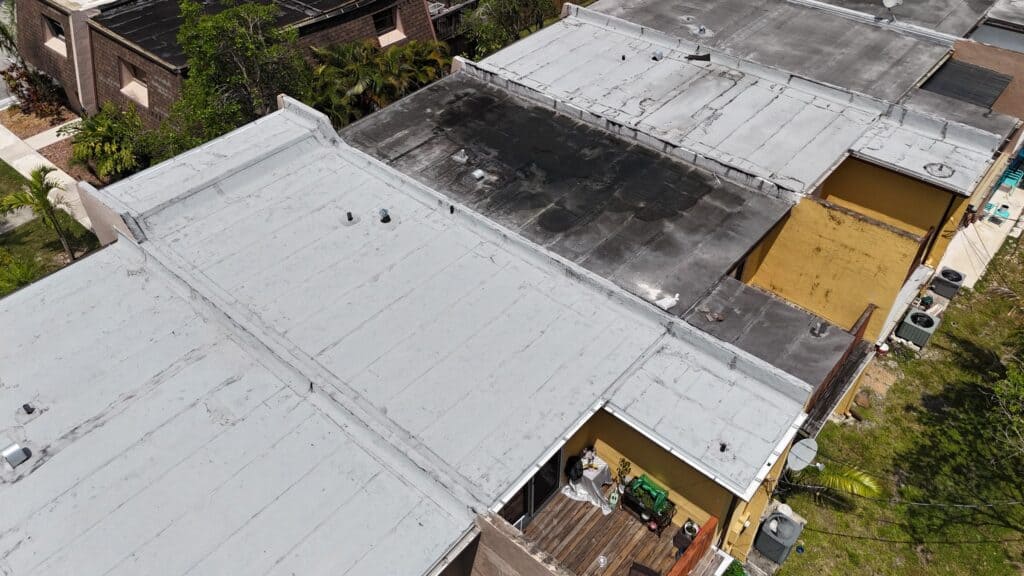 Completed roof project in Hollywood by Bigfoot Windows & Roofing
