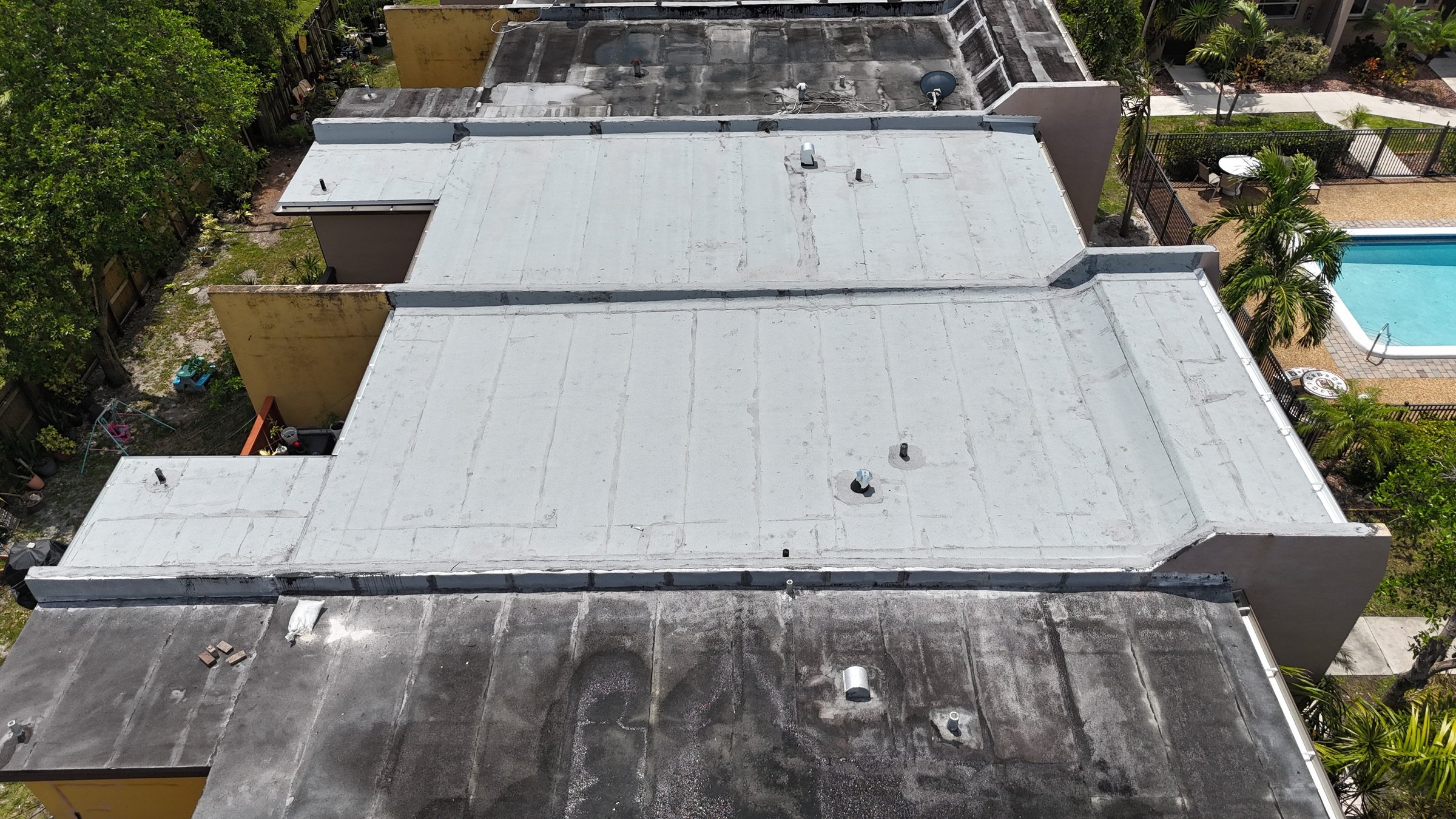 Completed roof project in Hollywood by Bigfoot Windows & Roofing