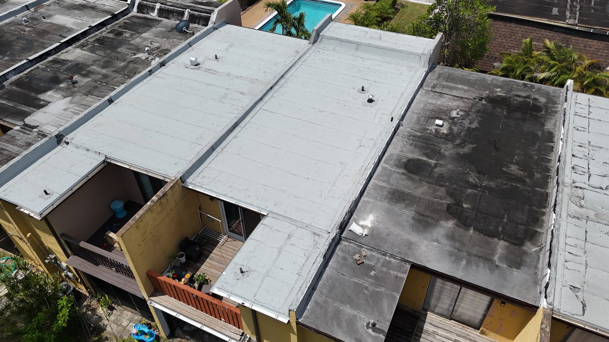 Completed roof project in Hollywood by Bigfoot Windows & Roofing