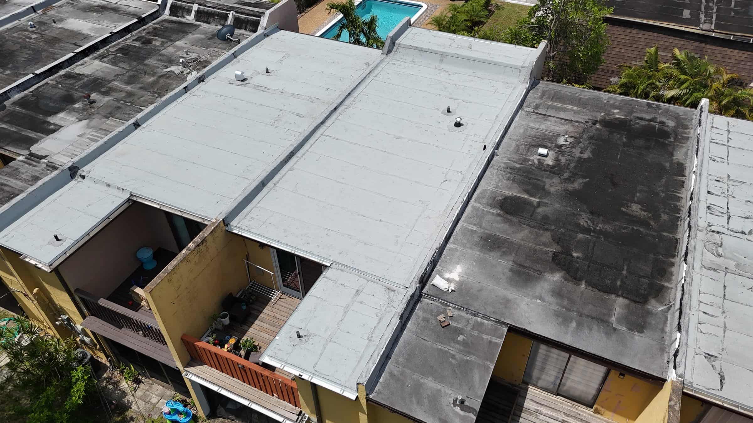 Completed roof project in Hollywood by Bigfoot Windows & Roofing