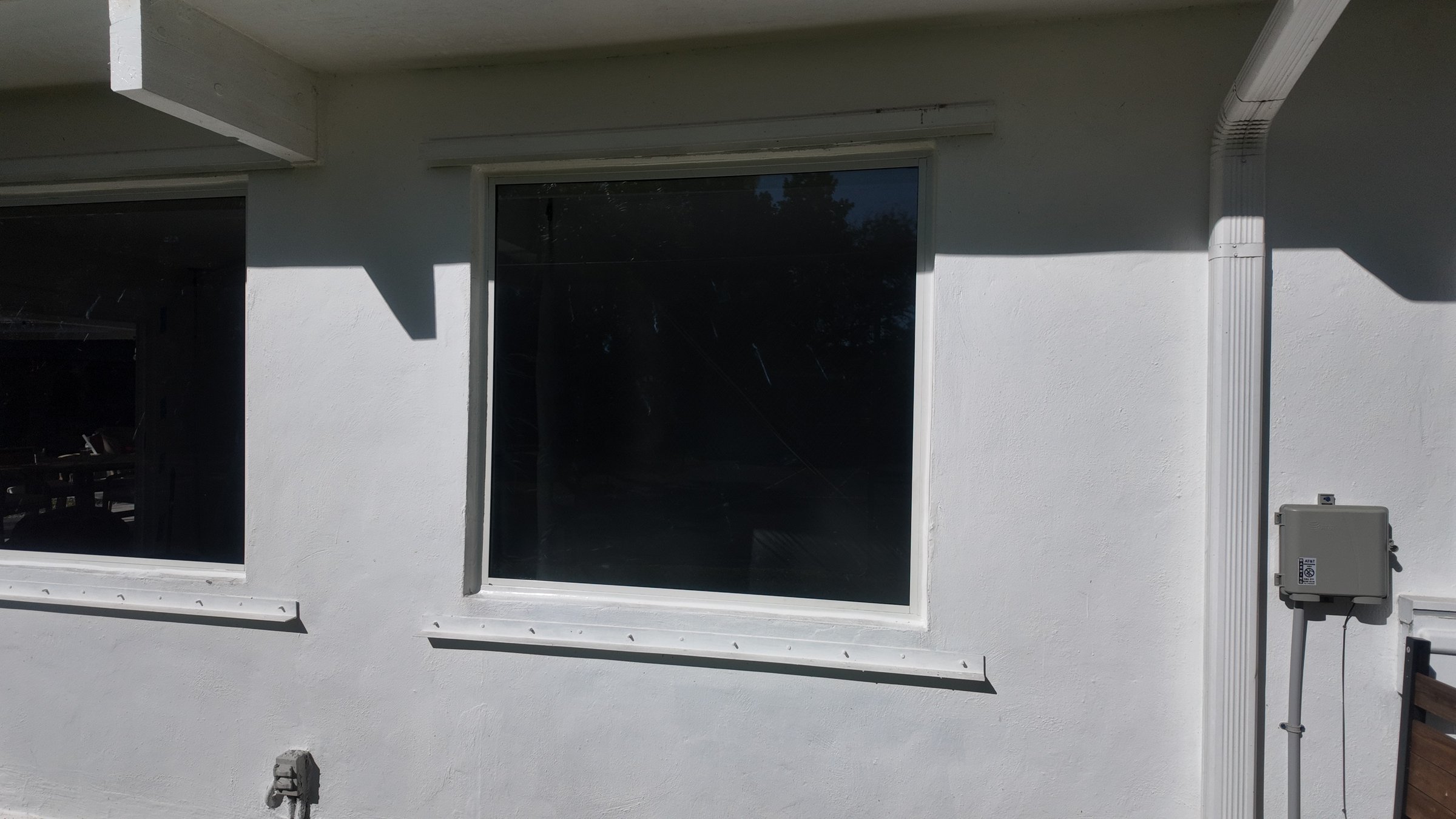 Completed impact window installation in Miami by Bigfoot Windows & Roofing