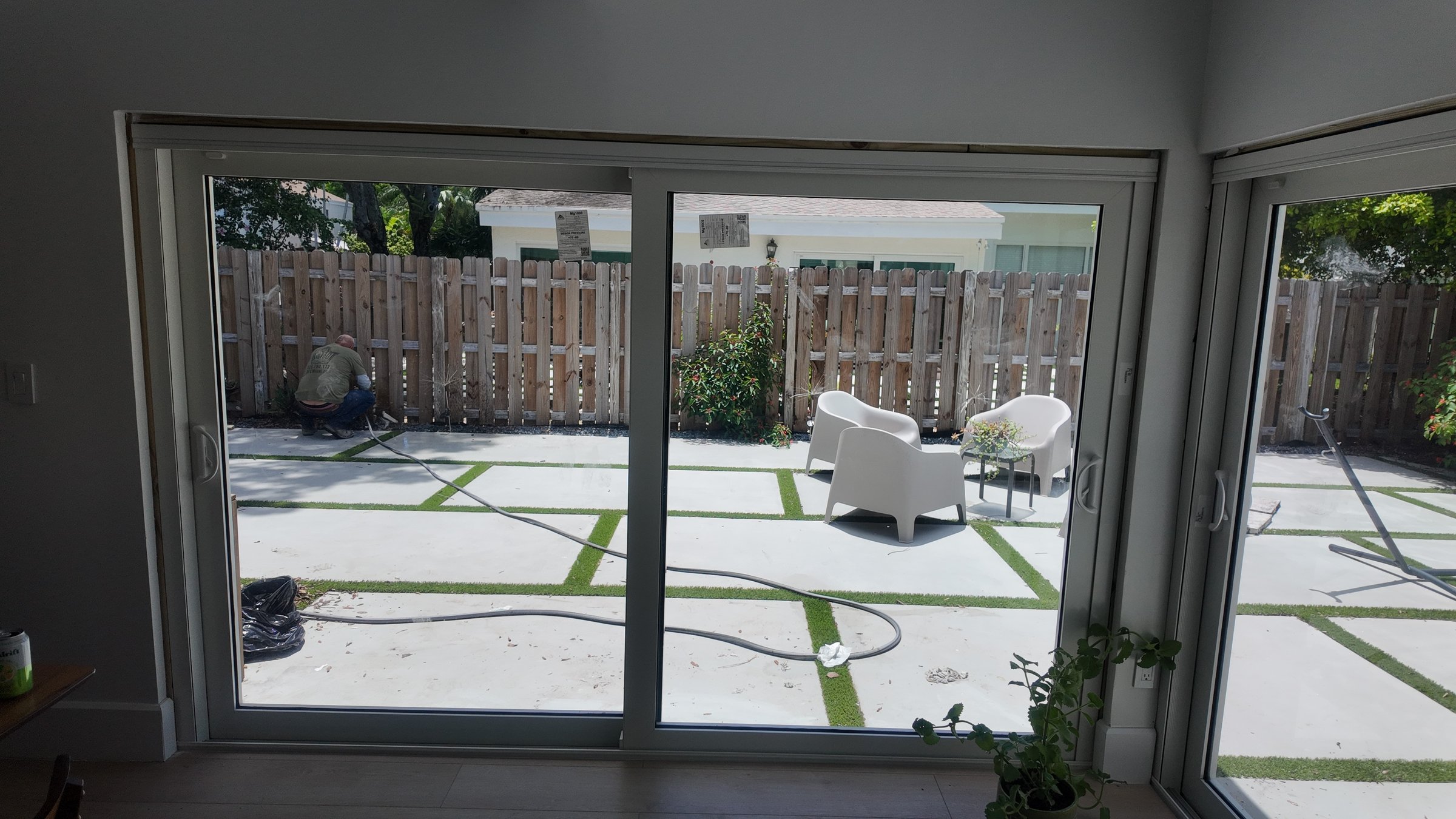 Completed impact window installation in Miami Dade by Bigfoot Windows & Roofing — after