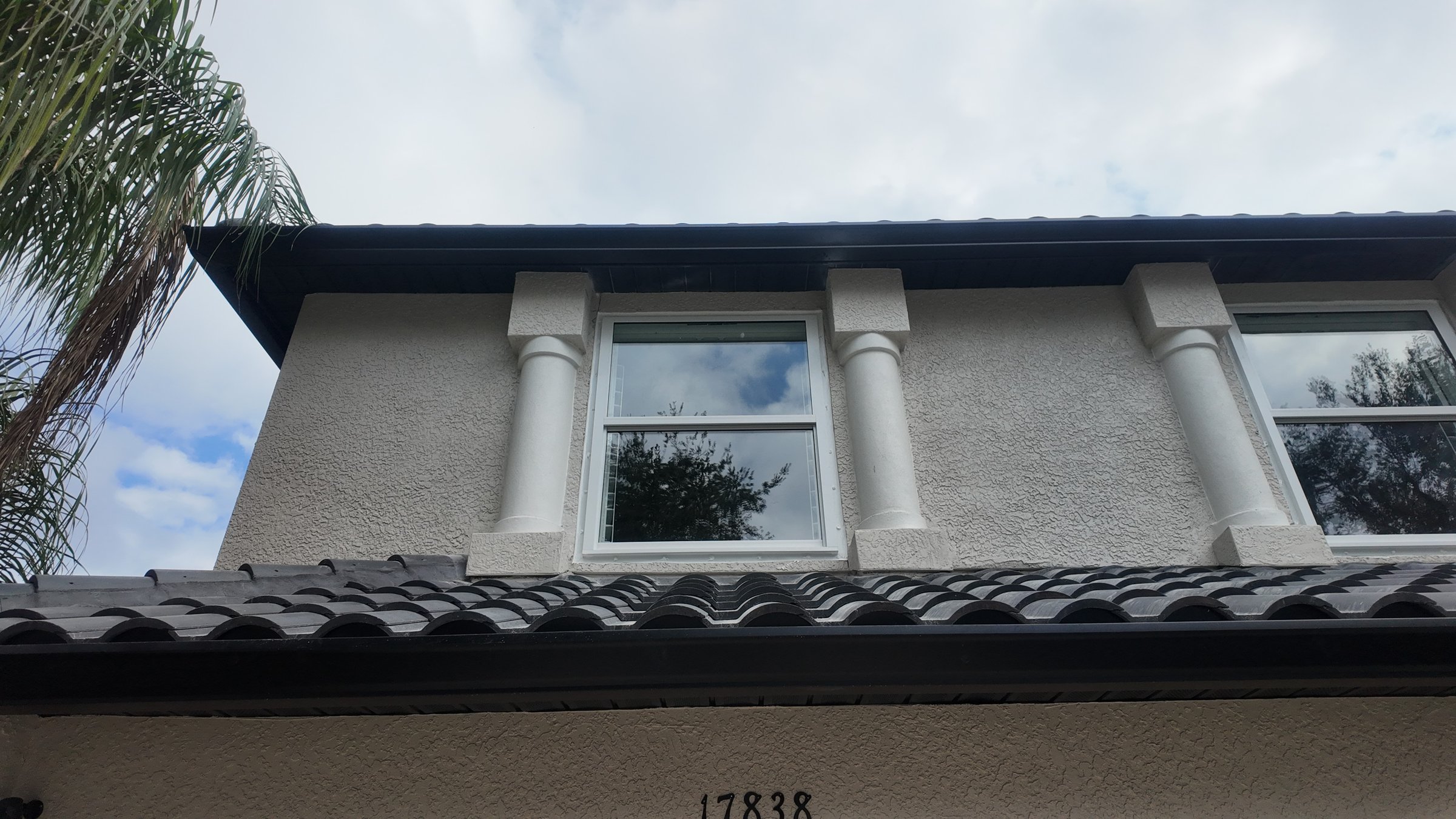 Completed impact window installation in Tampa by Bigfoot Windows & Roofing — after