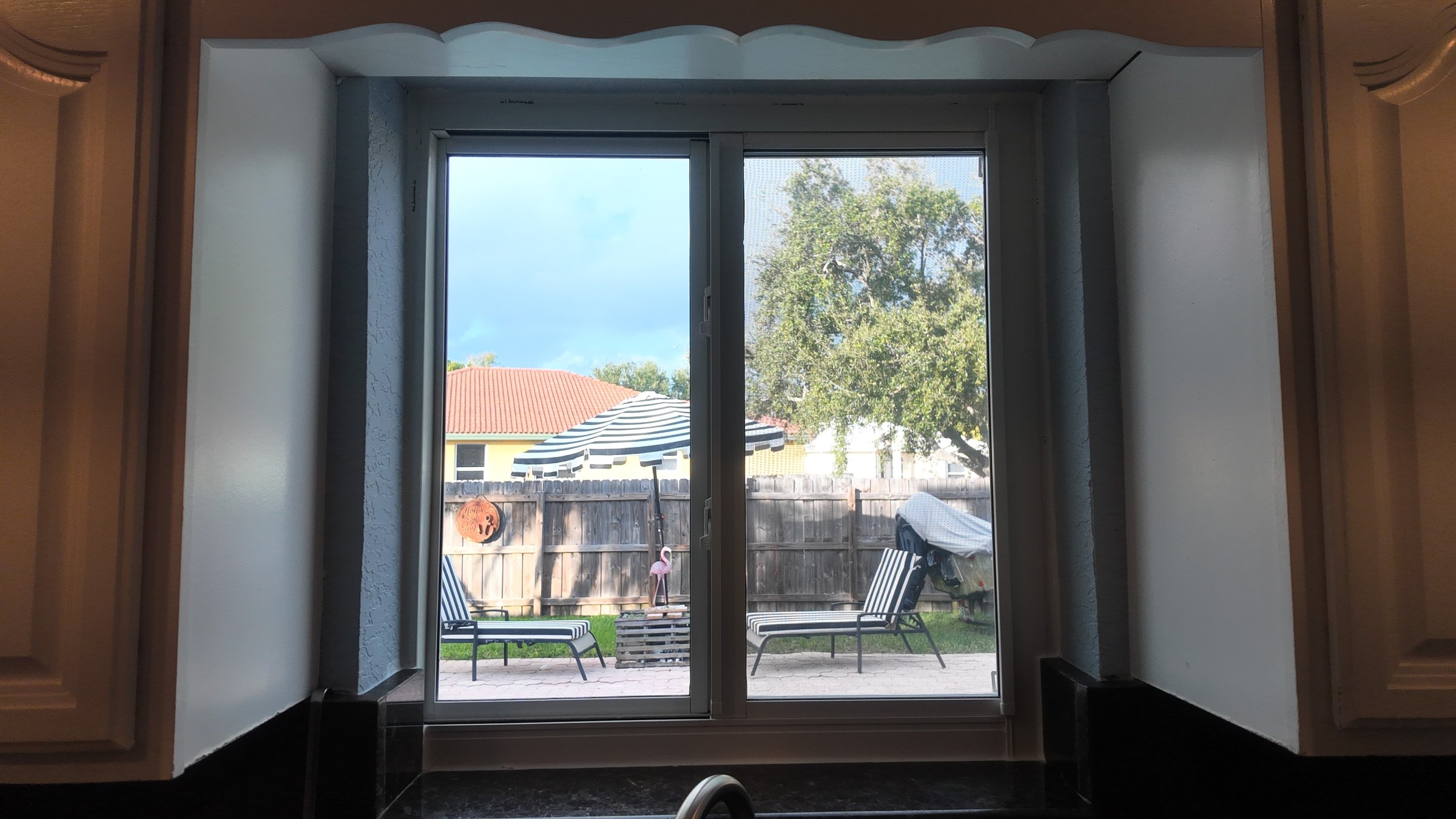 Completed impact window project in Cutler Bay by Bigfoot Windows & Roofing