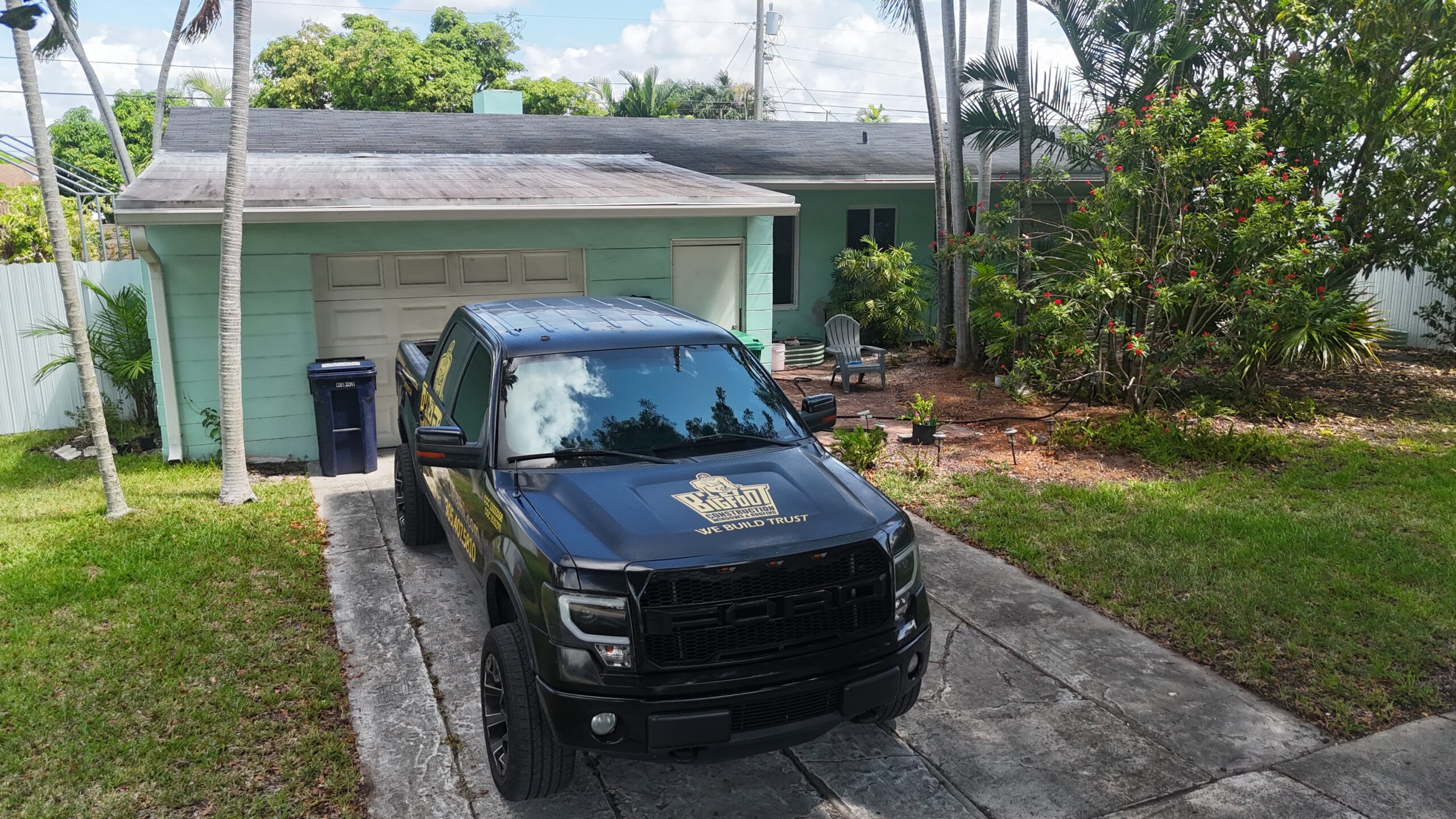 Drone project documentation at the Cutler Bay property, view 4