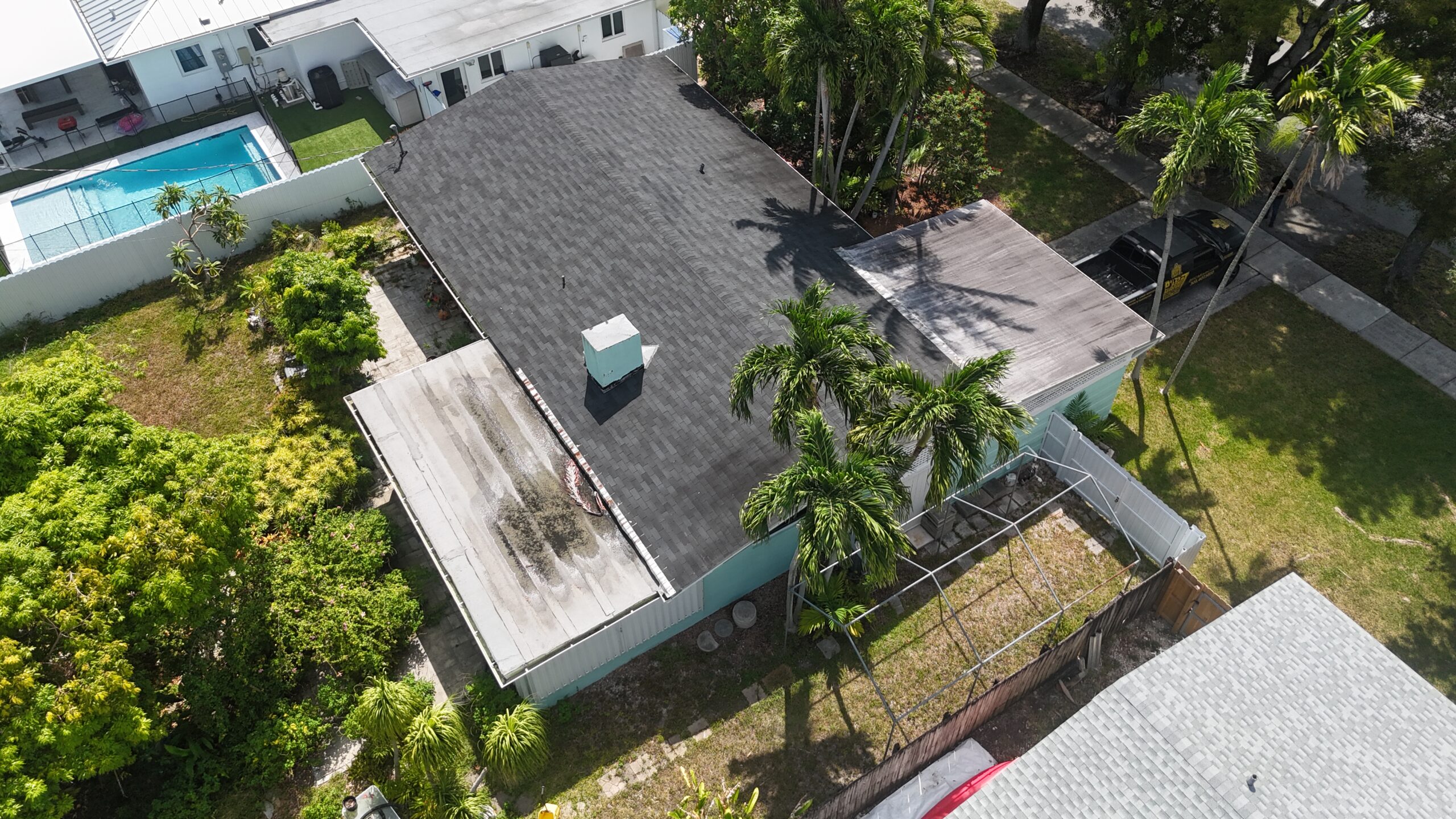 Drone project documentation at the Cutler Bay property, view 3