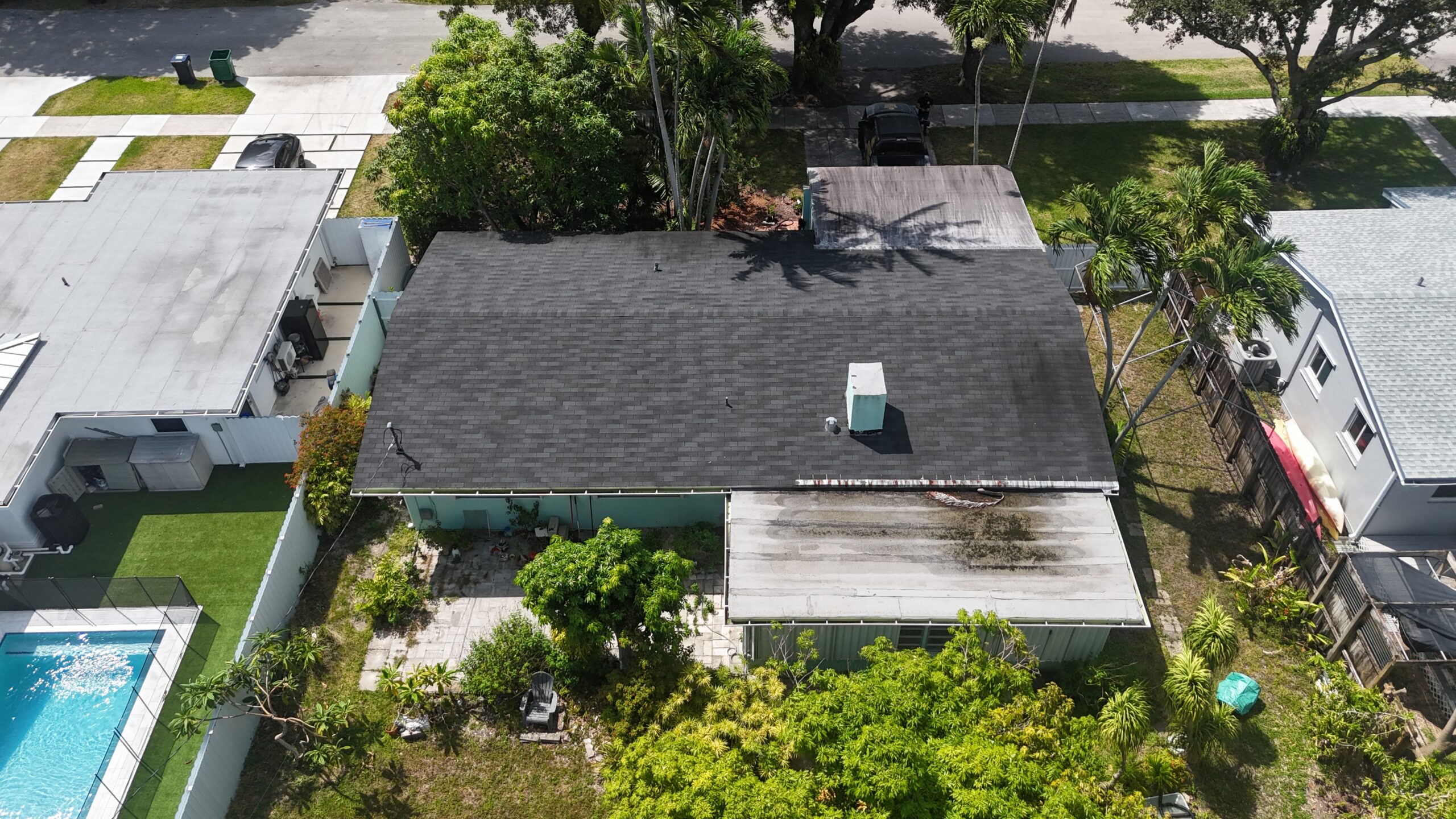 Drone project documentation at the Cutler Bay property, view 2